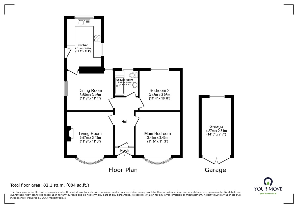 81, Elstow Road, Bedfordshire floorplan