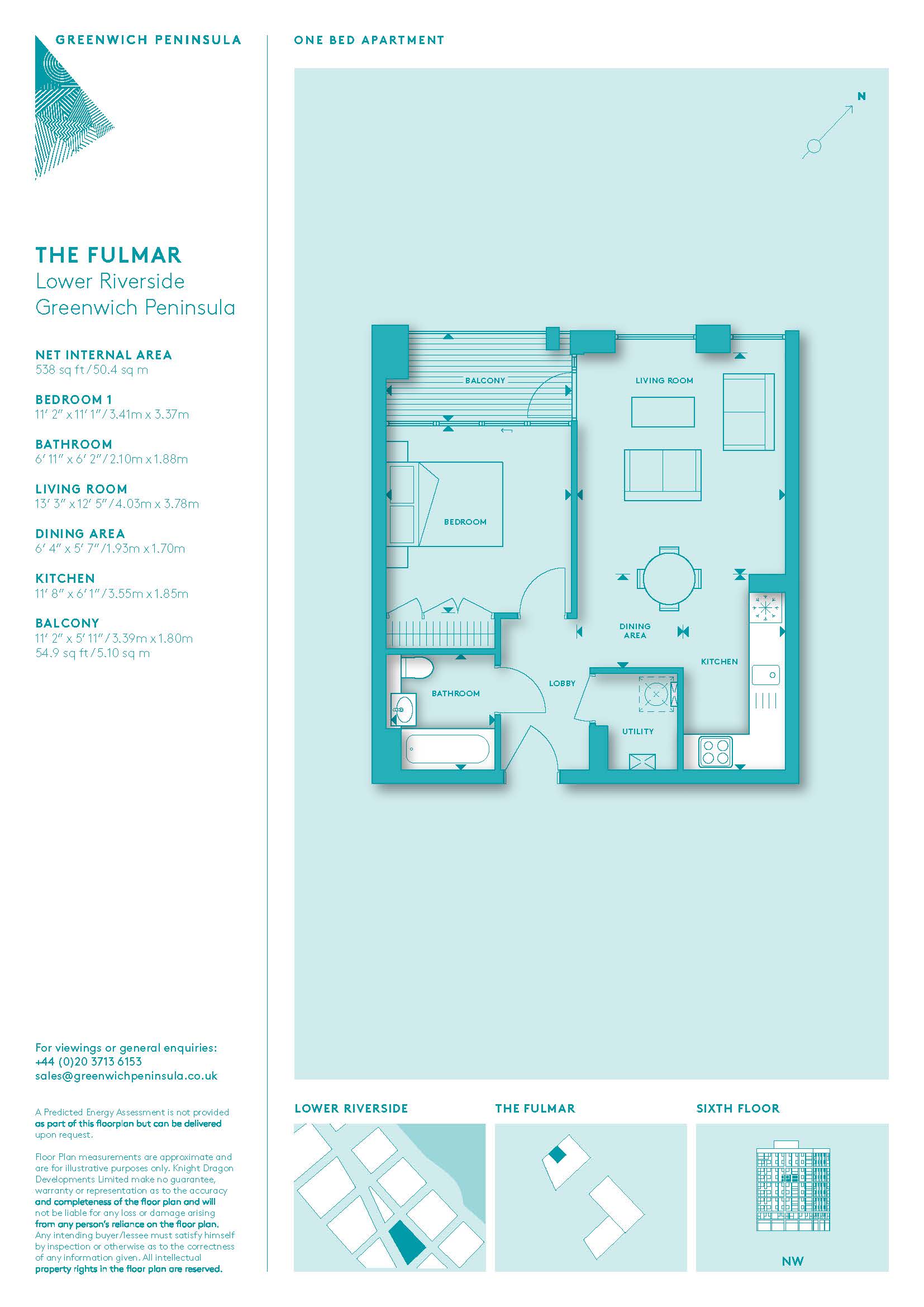 FULMAR, Reminder Lane, London floorplan