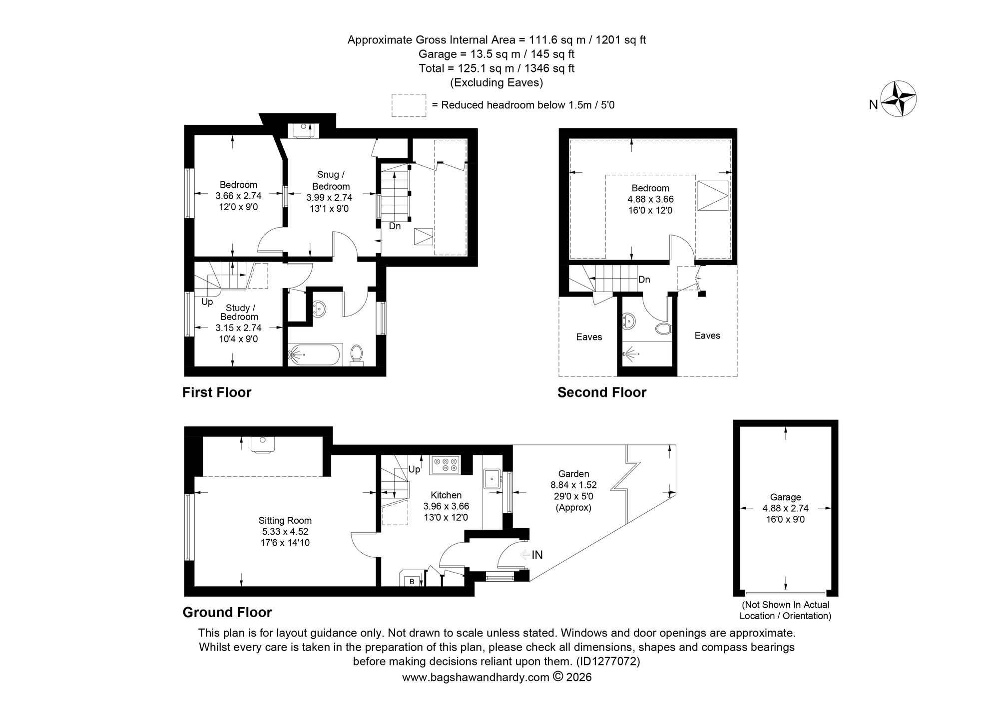 Builth Cottage Church Road, Crowborough floorplan