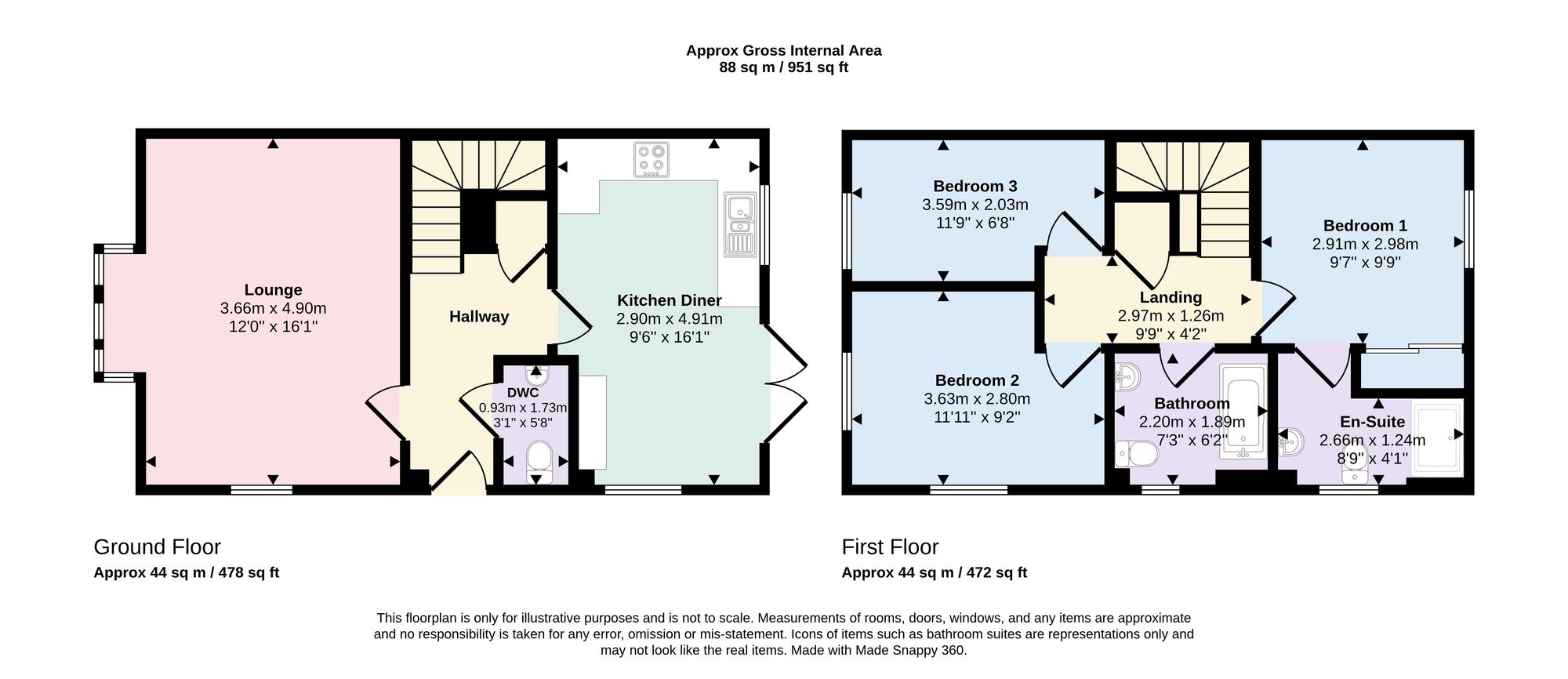 16 St. David's Cul De Sac, Southampton floorplan