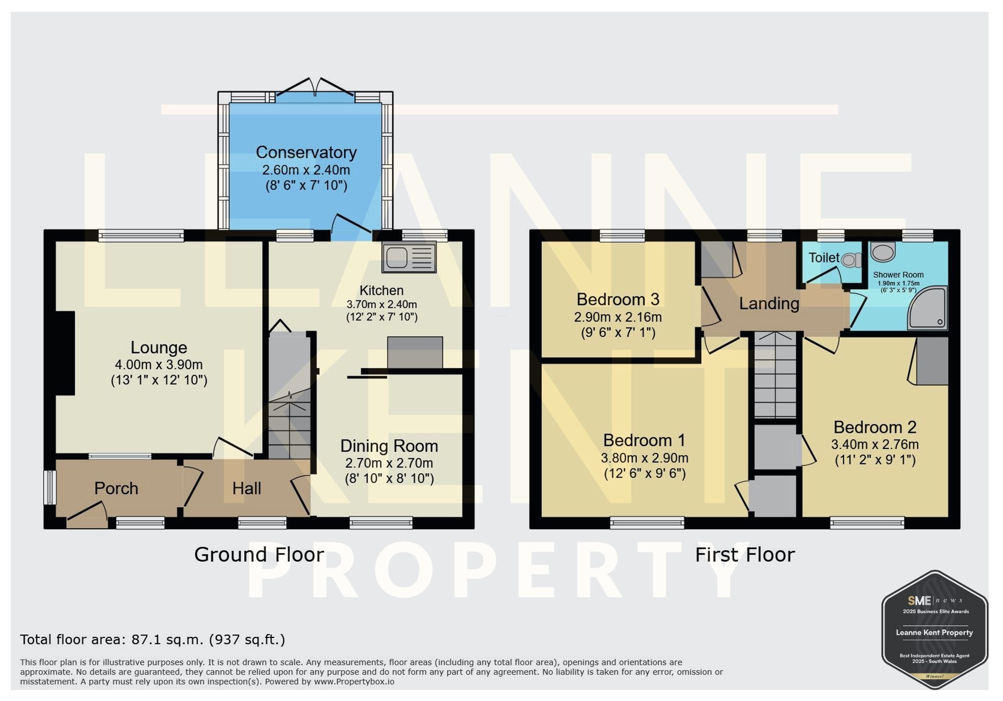 56 Heol Trecastell, Caerphilly floorplan