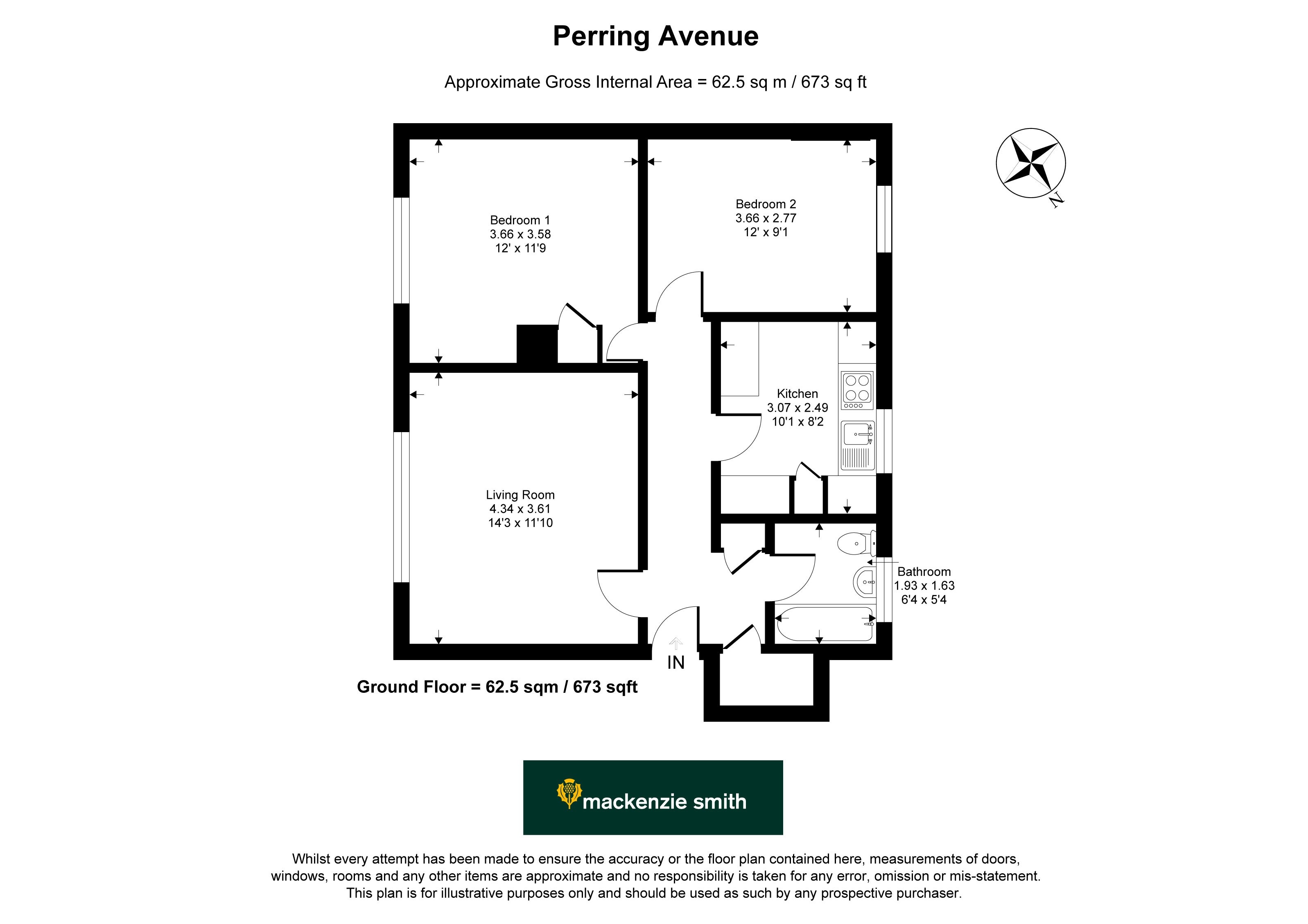 16a, Perring Avenue, Hampshire floorplan