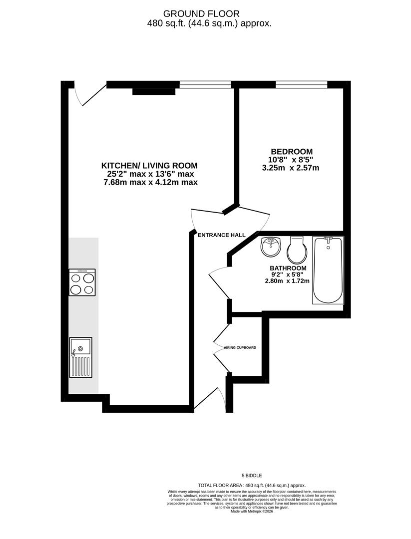 Biddle & Shipton, Gloucester floorplan