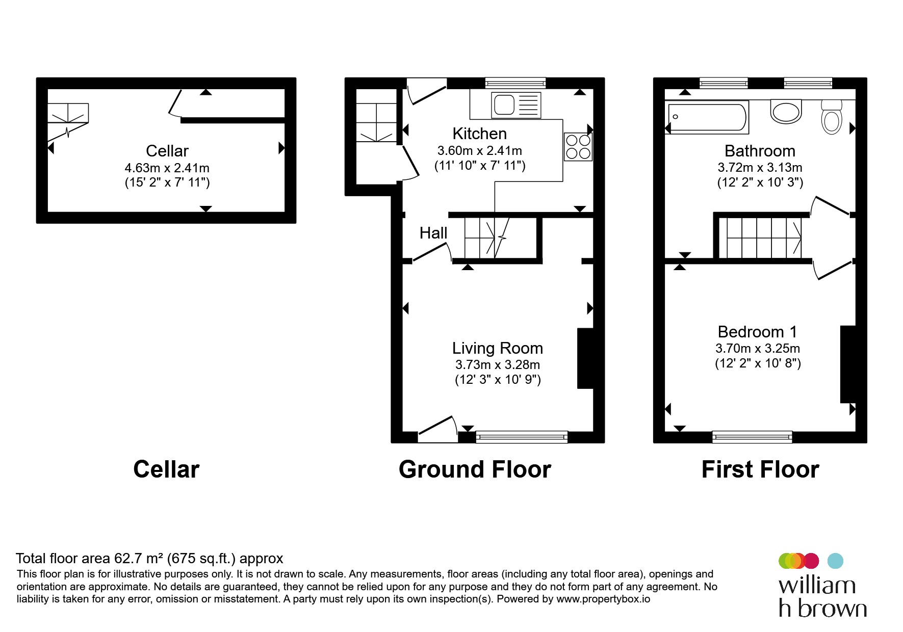 12, Greenwood Row, Pudsey floorplan