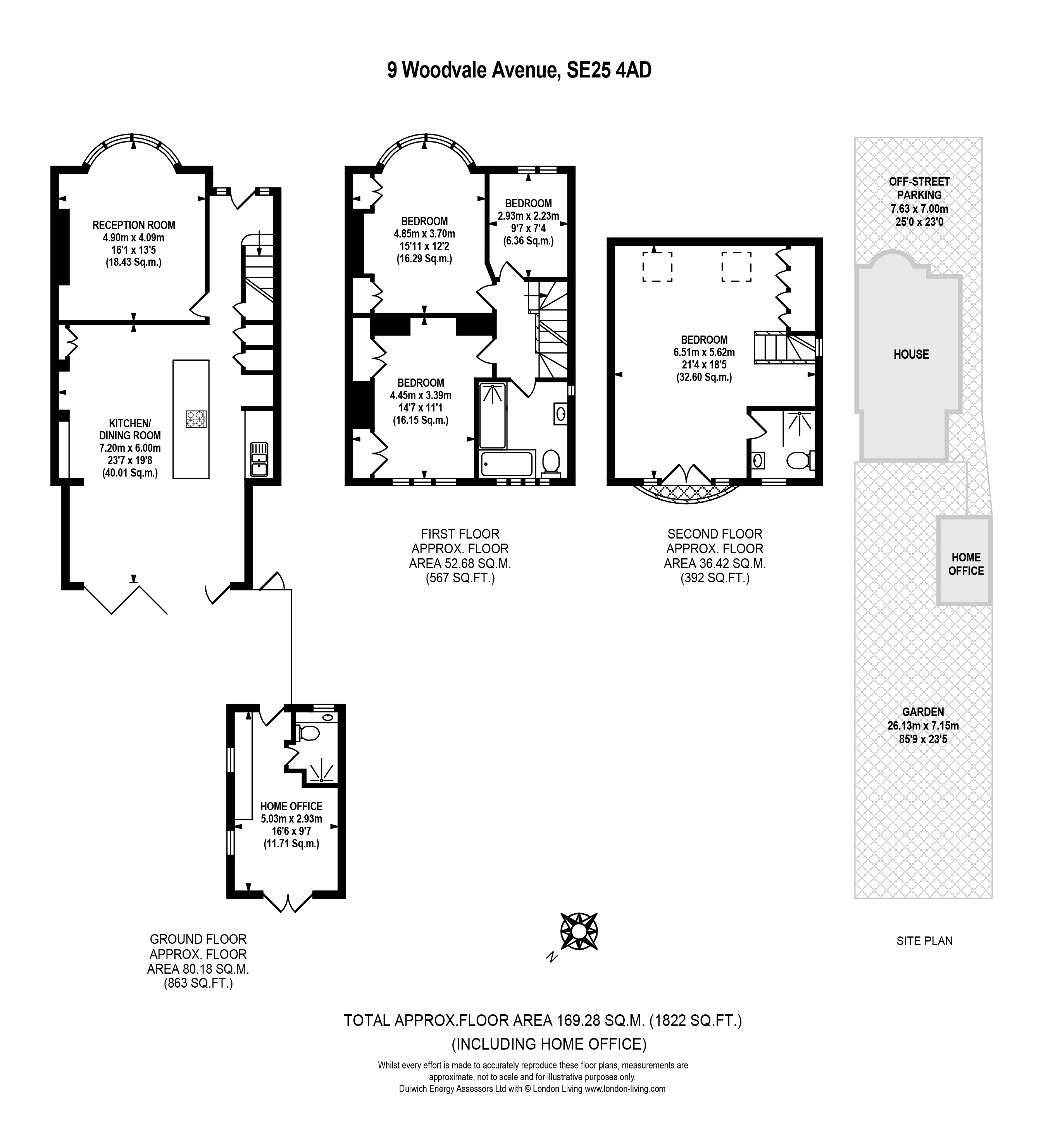 9, Woodvale Avenue, South Norwood floorplan