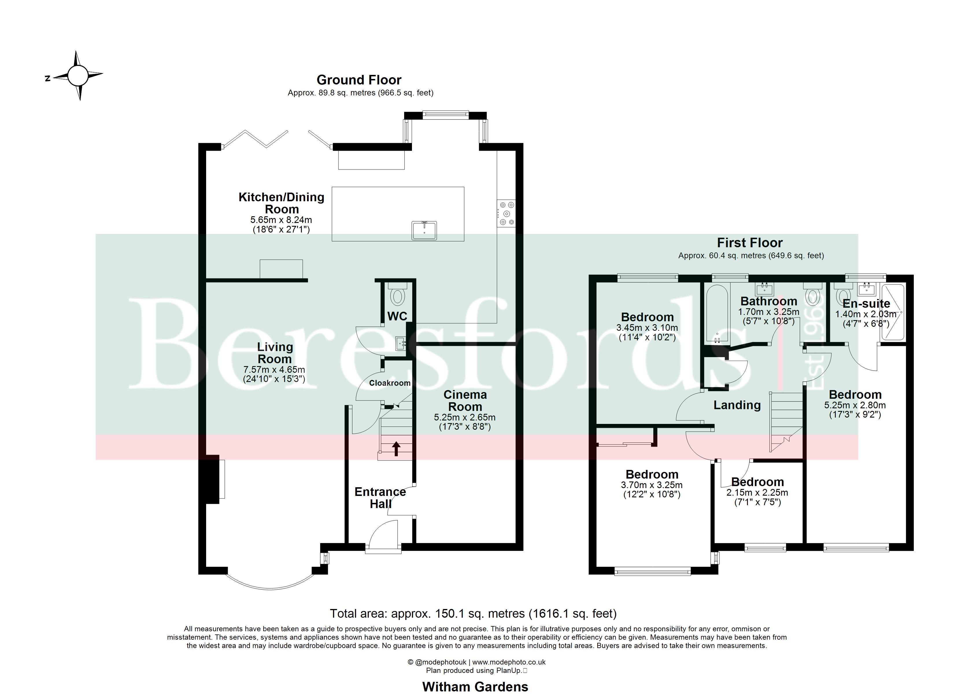 6, Witham Gardens, Brentwood floorplan
