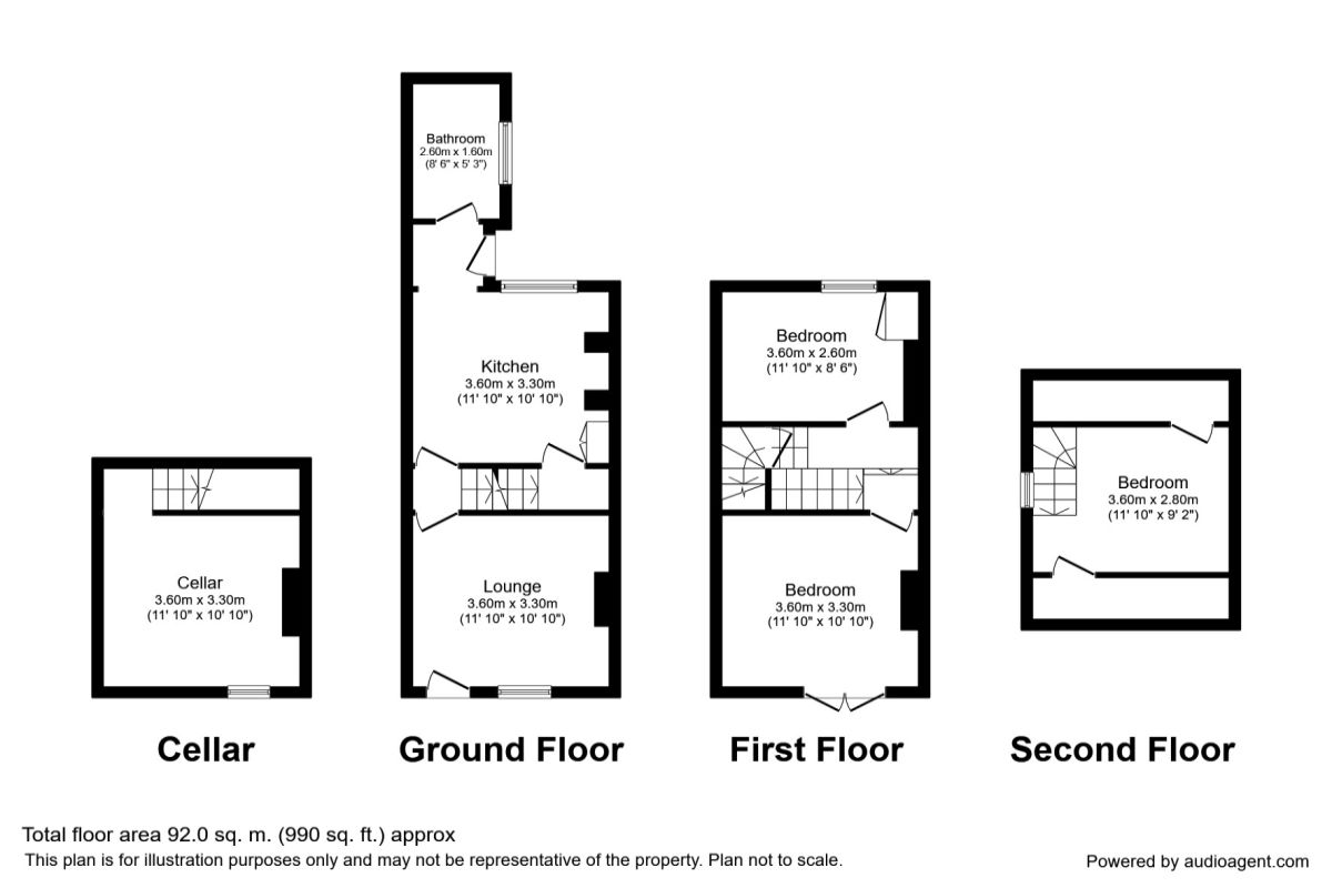 3 Bedrooms Terraced house to rent in Hadfield Street, Sheffield S6