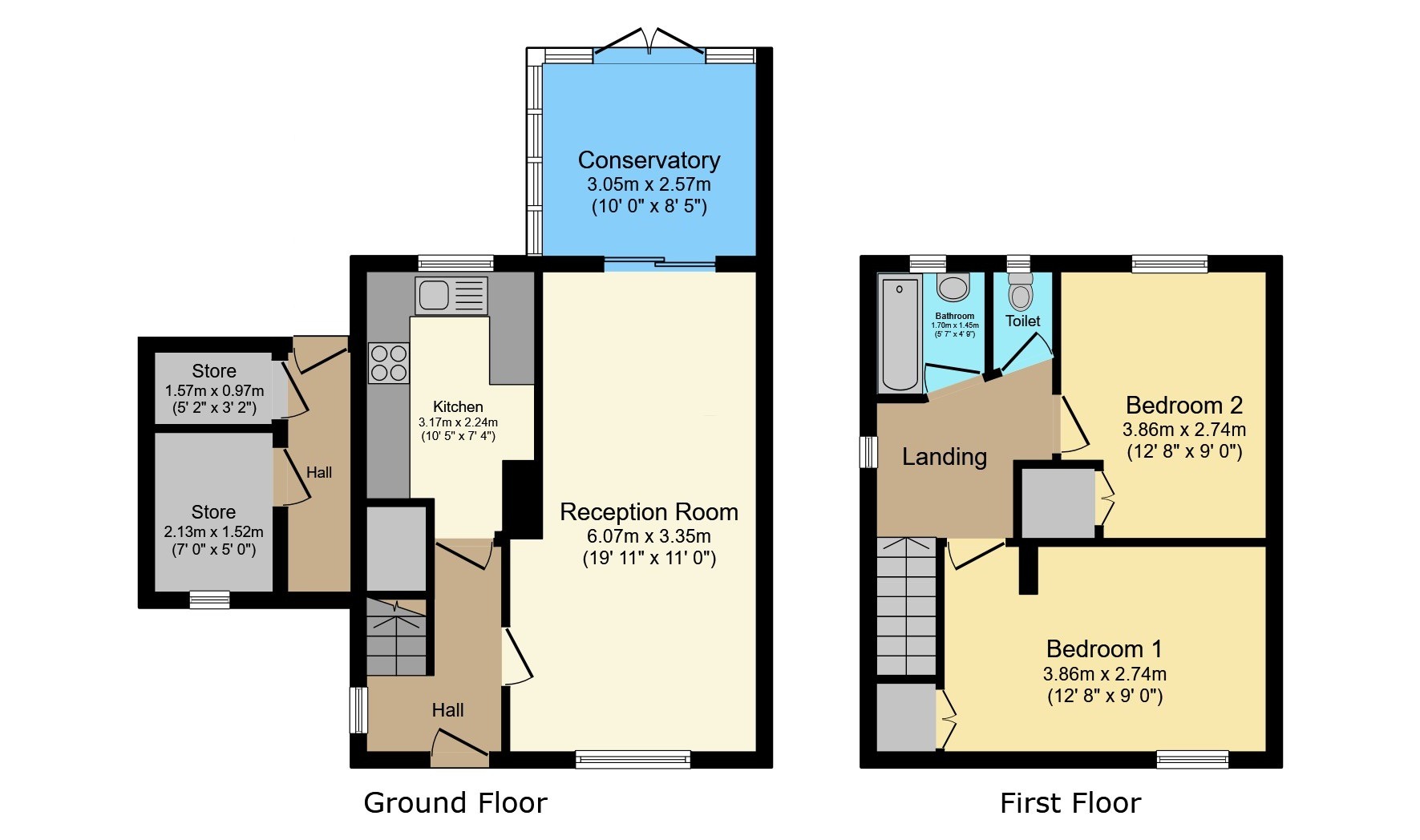 9 Elmwood Close, Lincoln, Lincolnshire floorplan