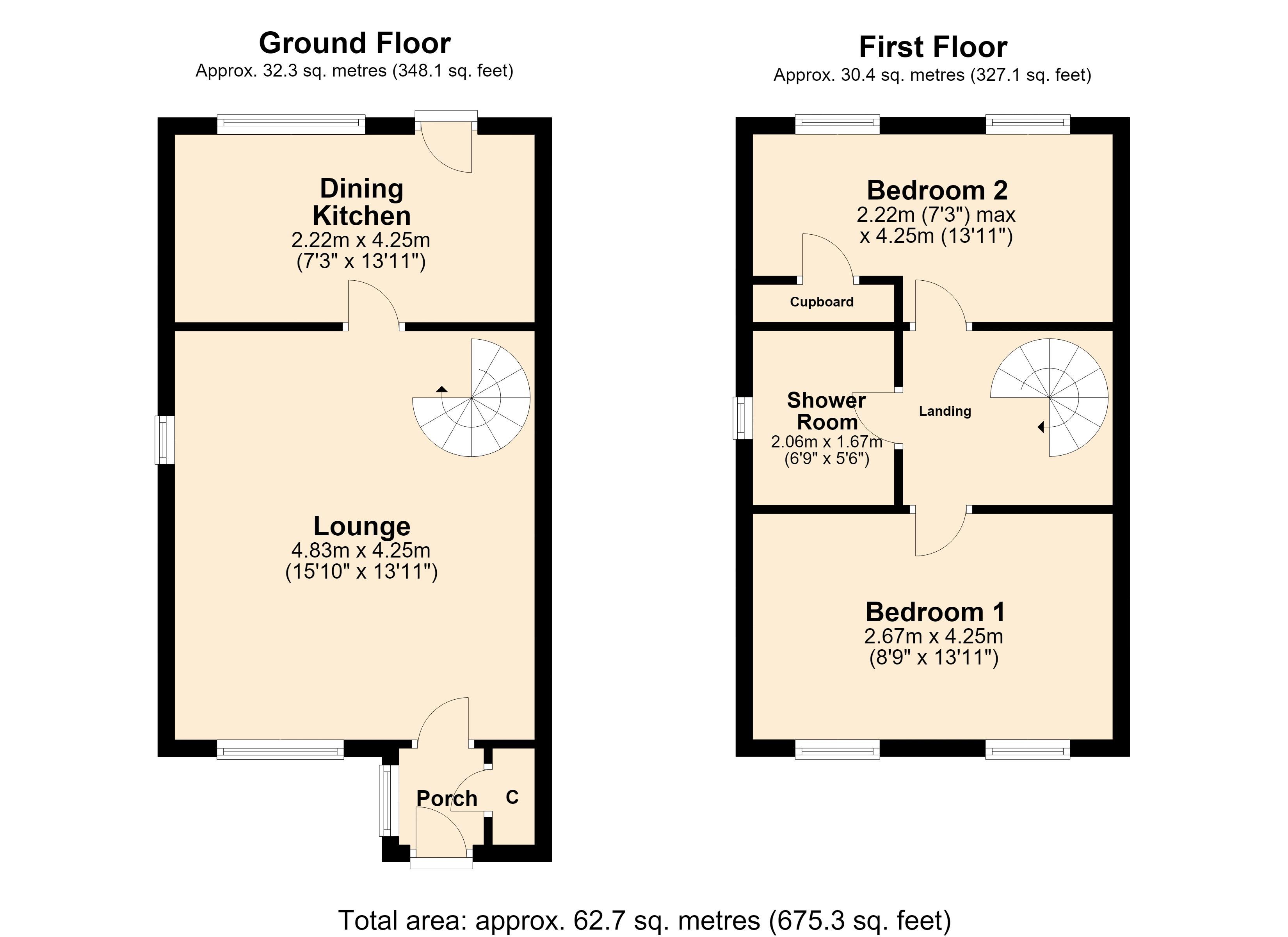 8, New Field Close, Rochdale floorplan