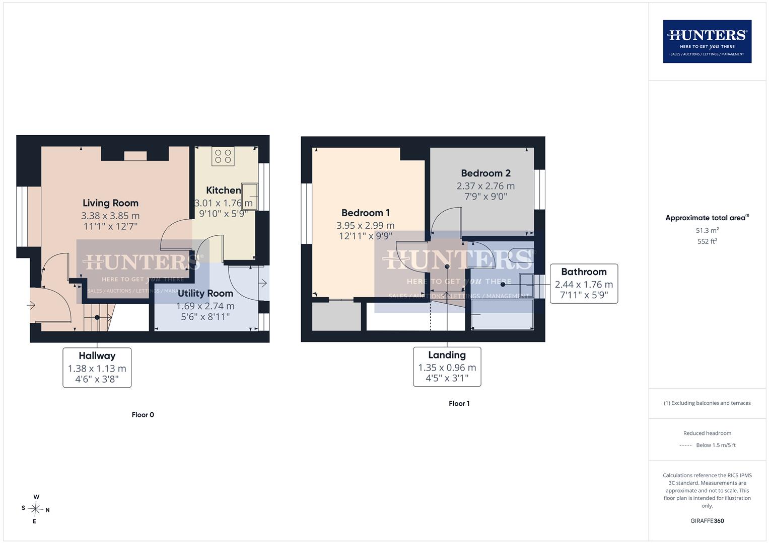 72, Clovelly Road, Sunderland floorplan