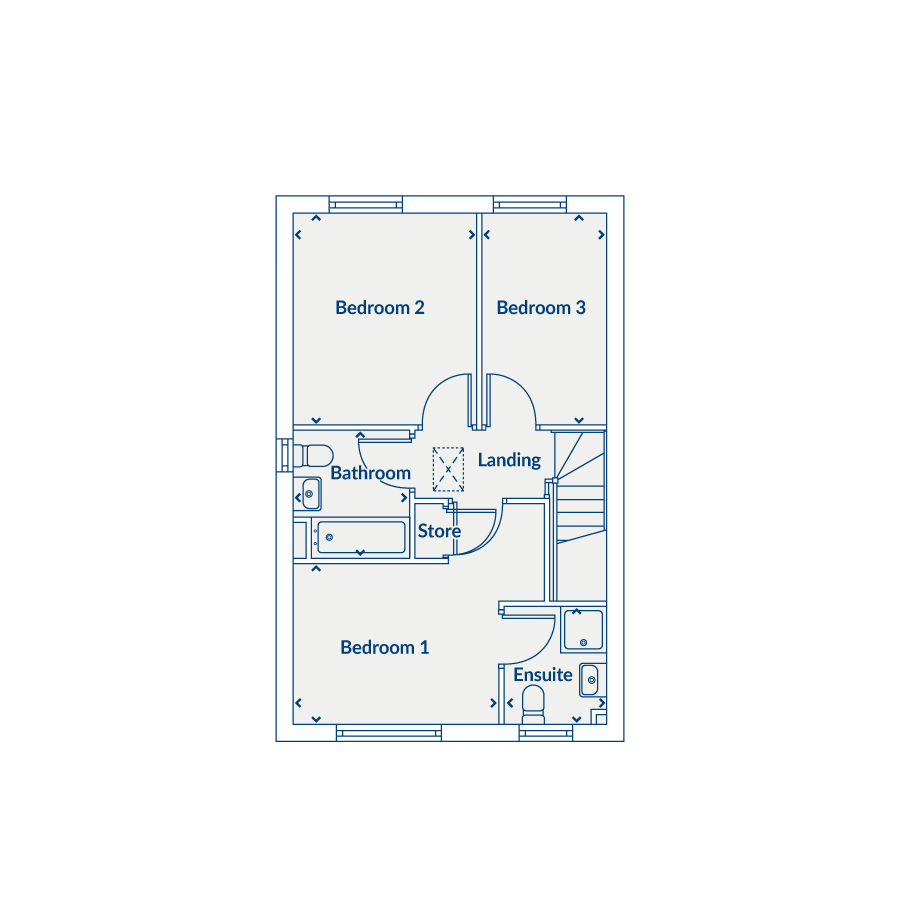 Plot 147, Off A614, Driffield floorplan