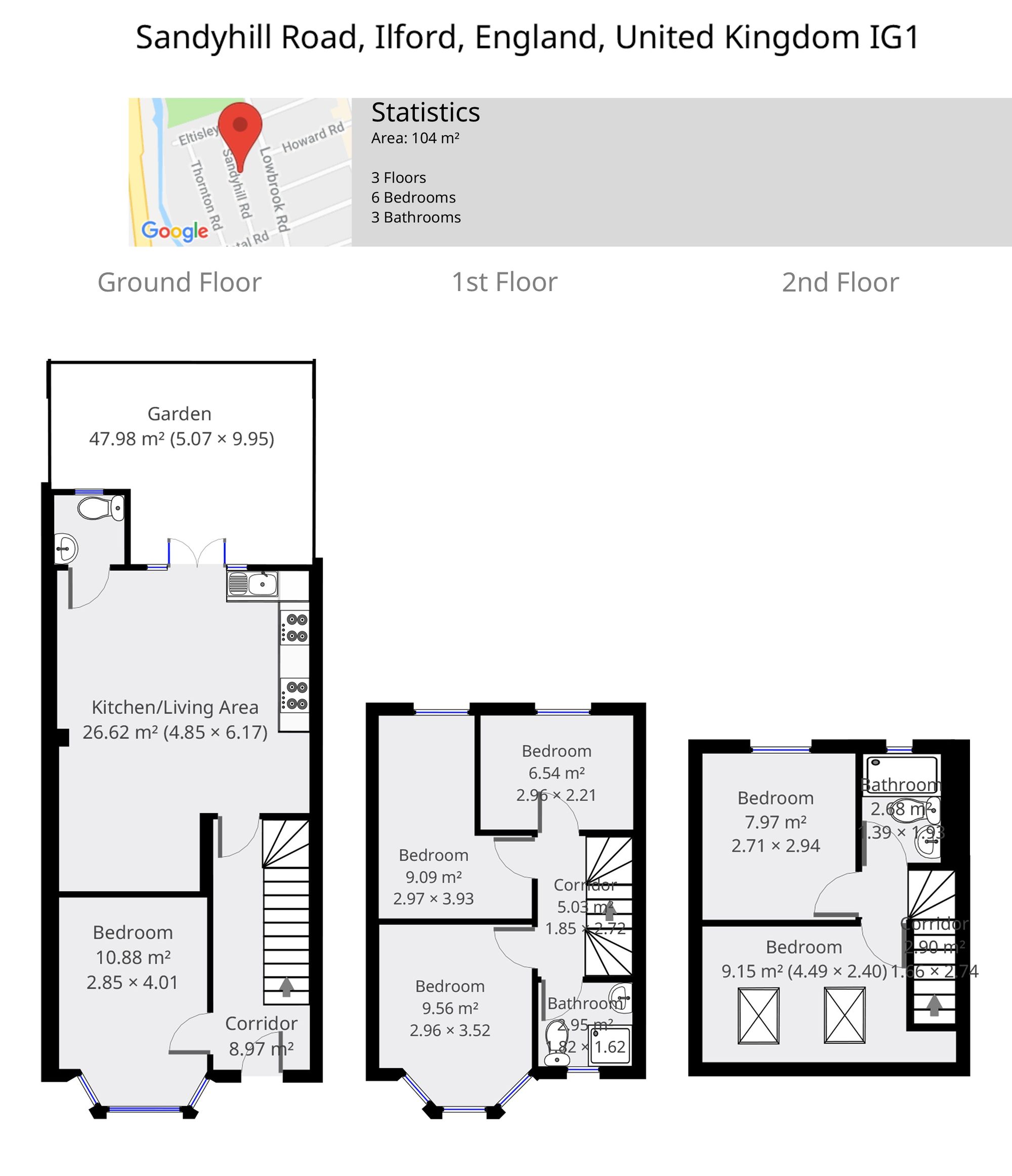 31 Sandyhill Road, Ilford floorplan