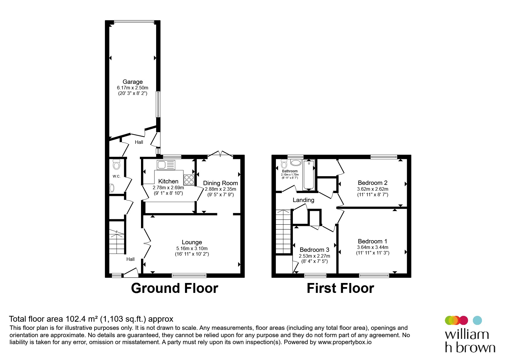 422, York Road, Stevenage floorplan