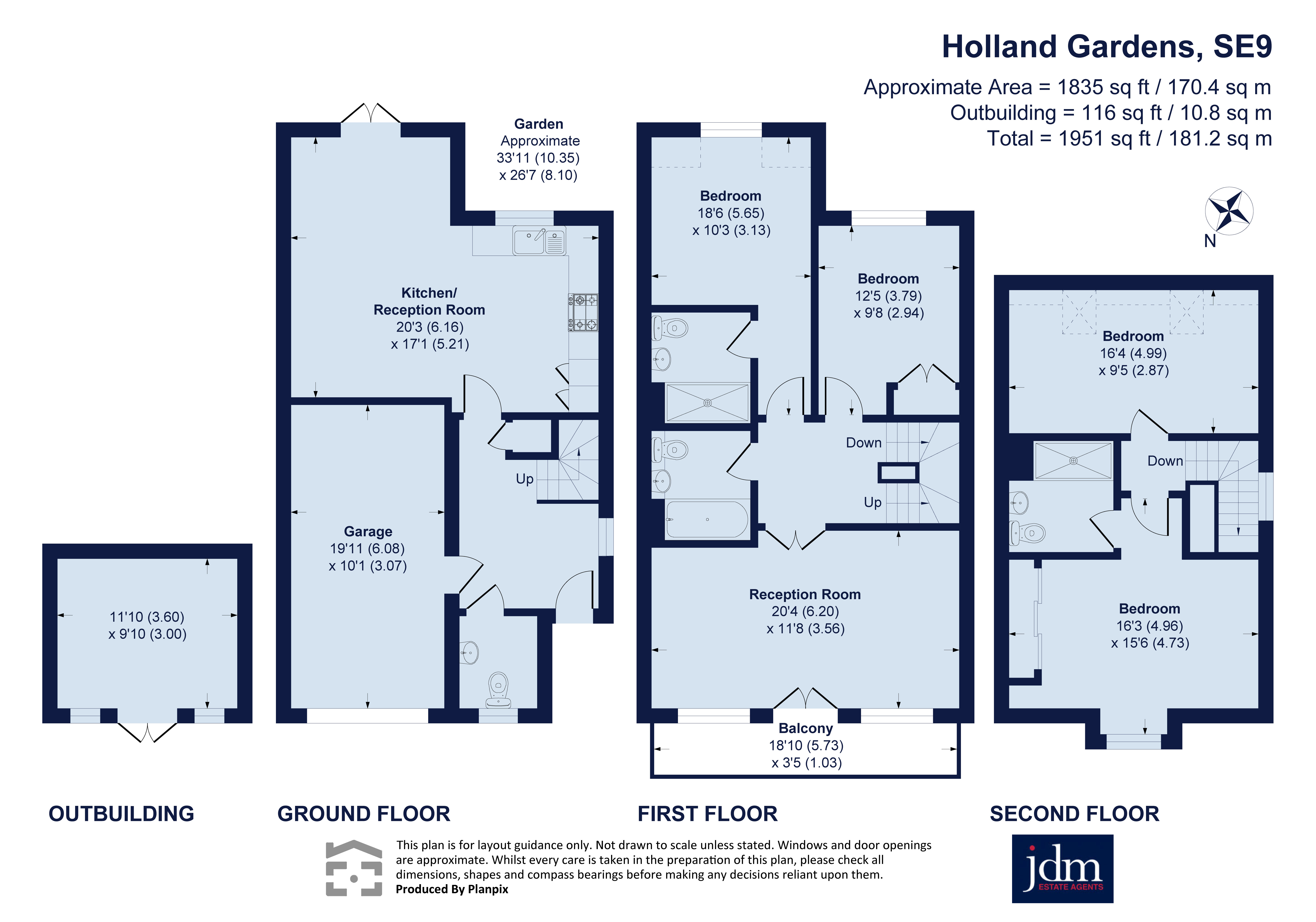 113, Holland Gardens, Eltham floorplan