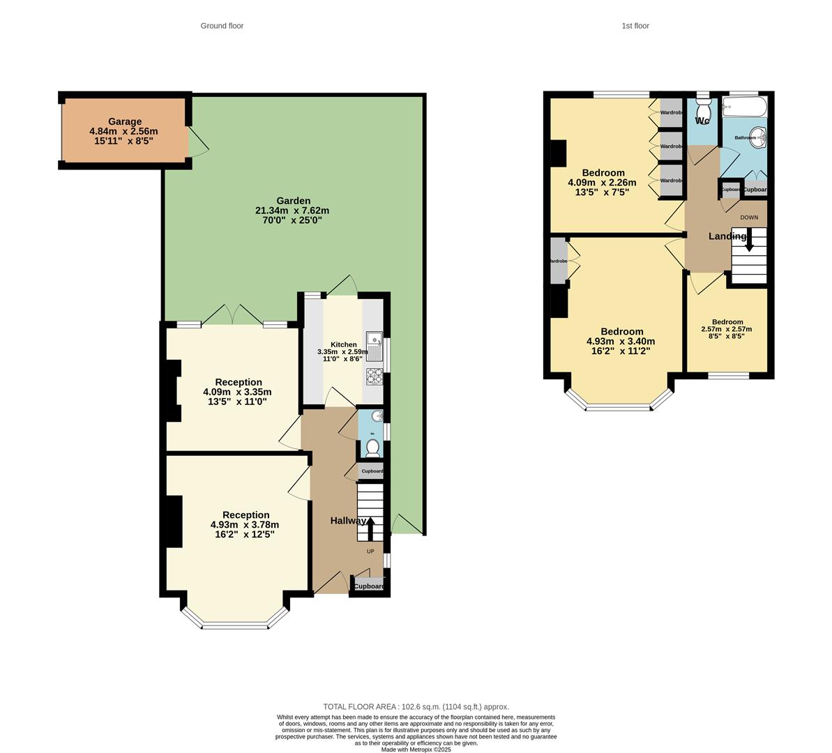 Dawlish Avenue, Palmers Green, N13 floorplan