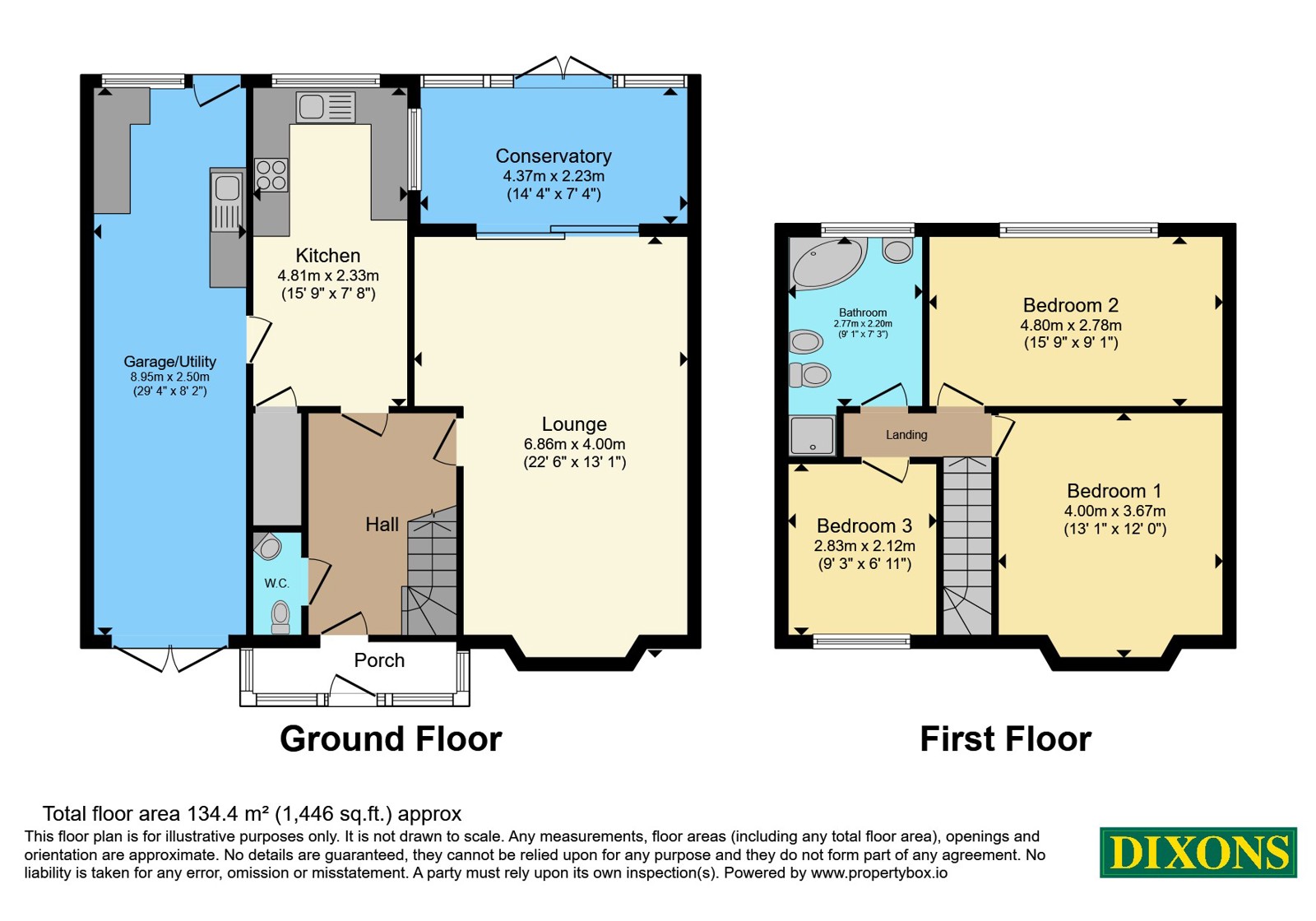 77, Blandford Avenue, West Midlands floorplan