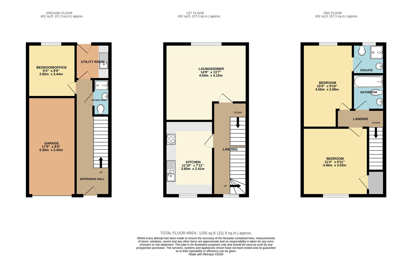 5, Barkway Drive, Orpington floorplan