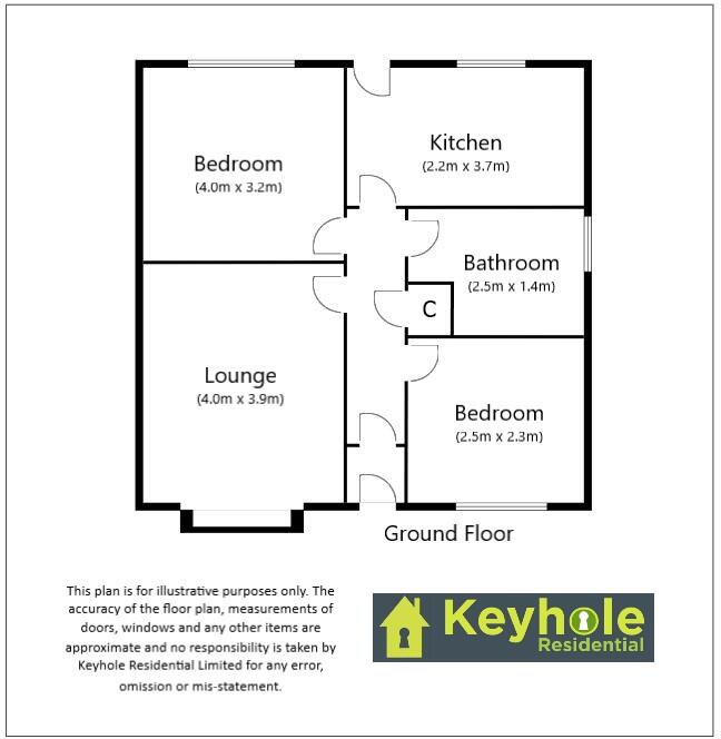 68, Black Road, Hebburn floorplan