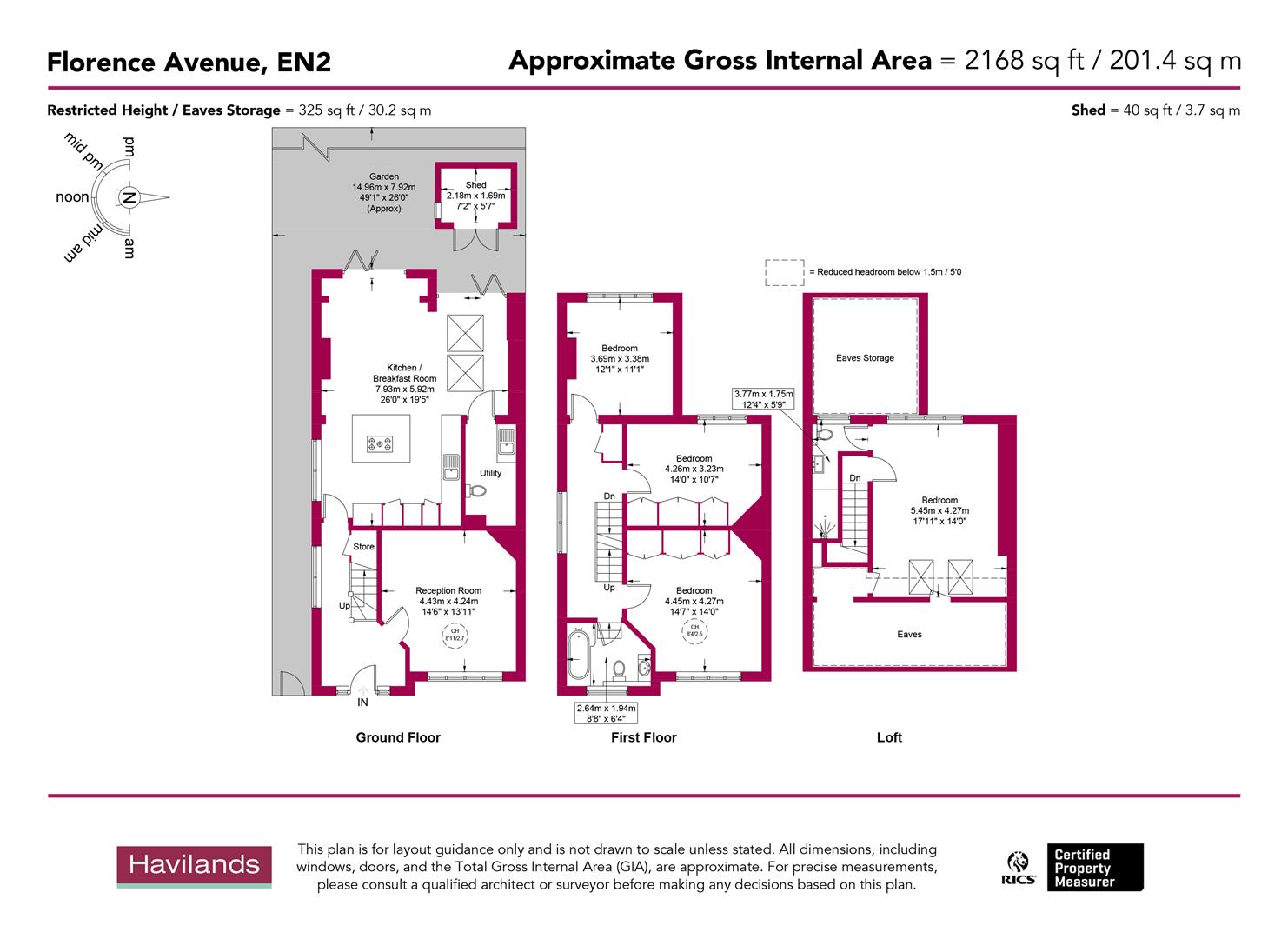 2, Florence Avenue, Enfield Chase floorplan
