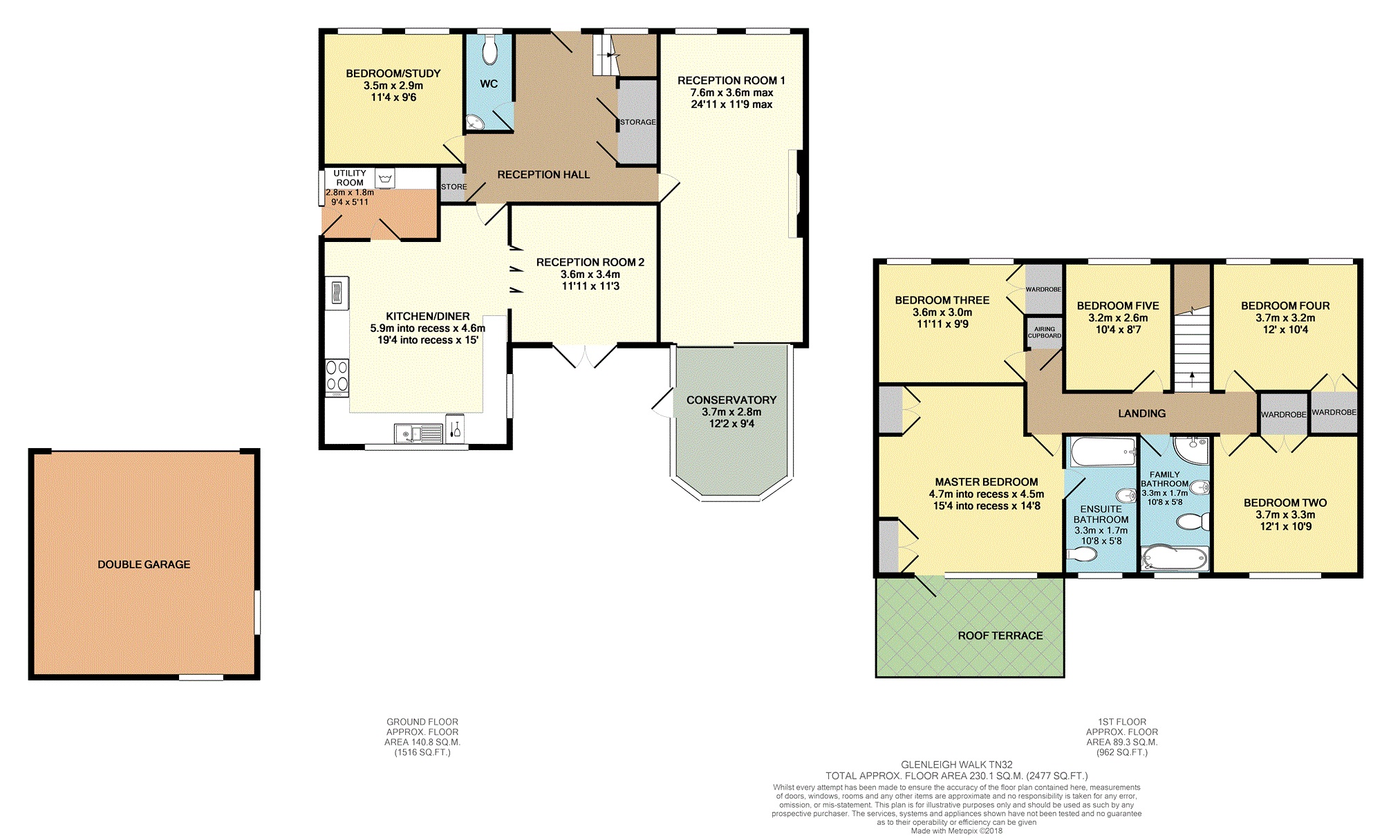 2, Glenleigh Walk, Robertsbridge floorplan