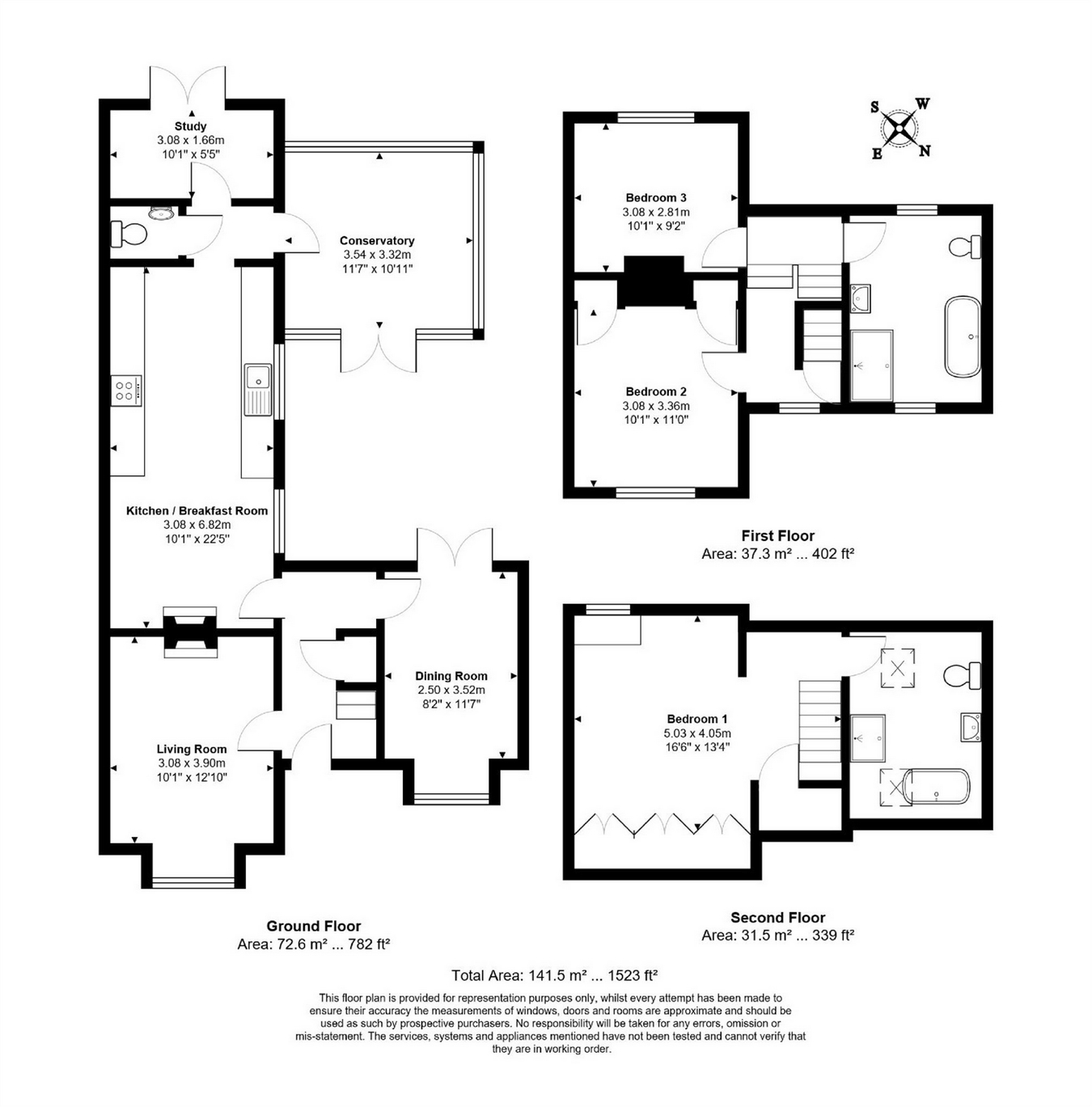 3 Bedrooms Semi-detached house for sale in Frys Lane, London Road, Bagshot, Surrey GU19