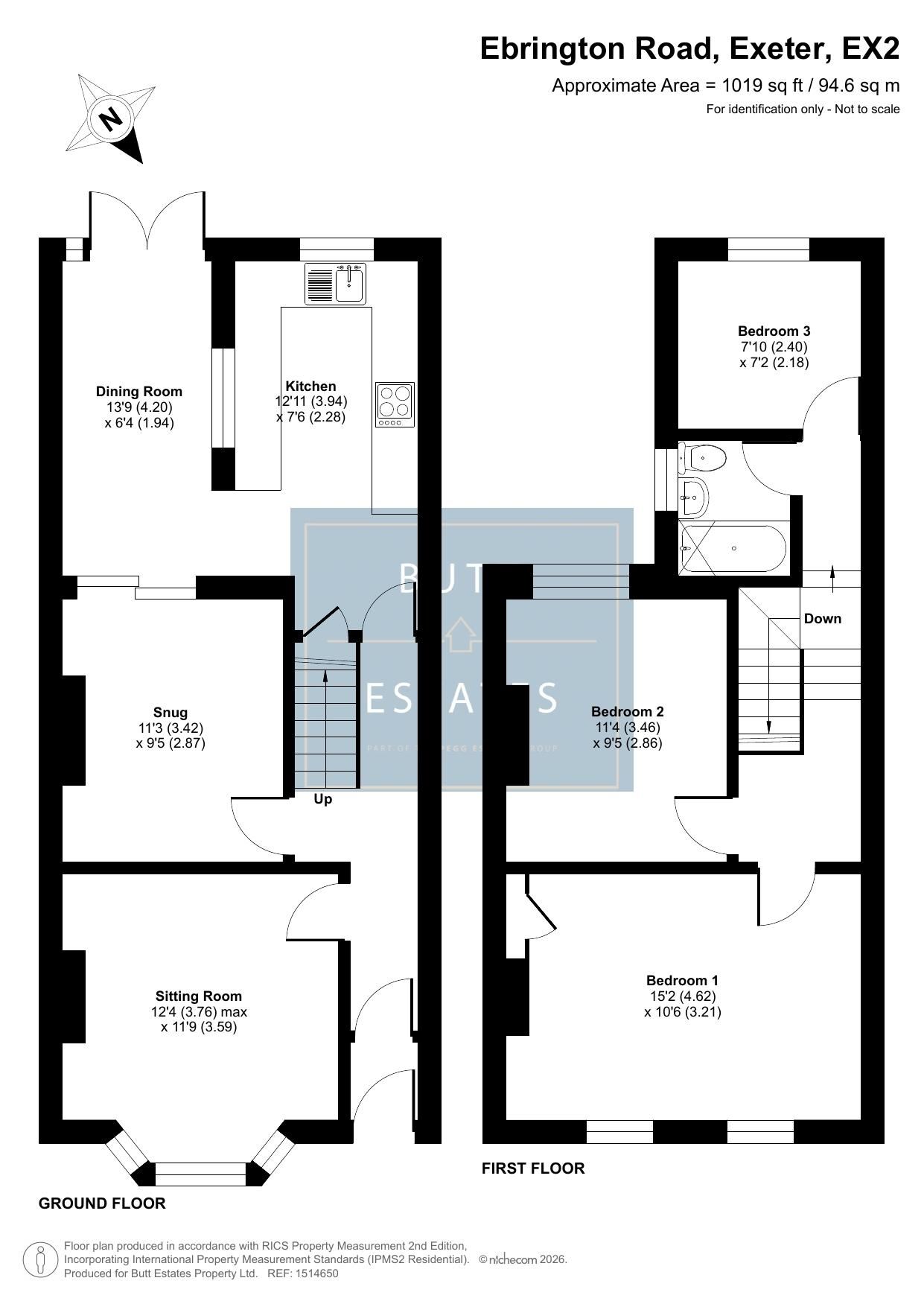 23 Ebrington Road, Exeter floorplan