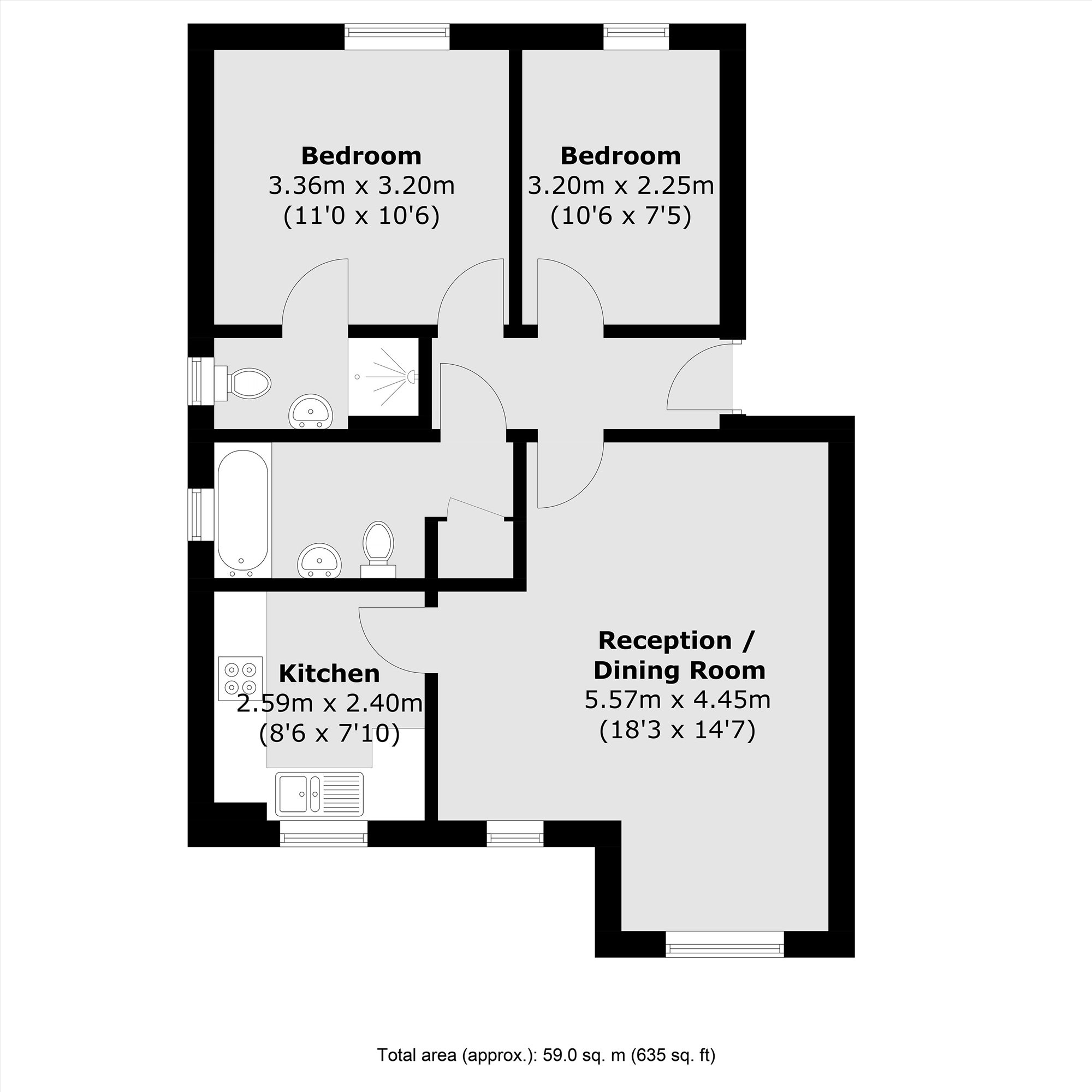 25, Macmillan Way, London floorplan
