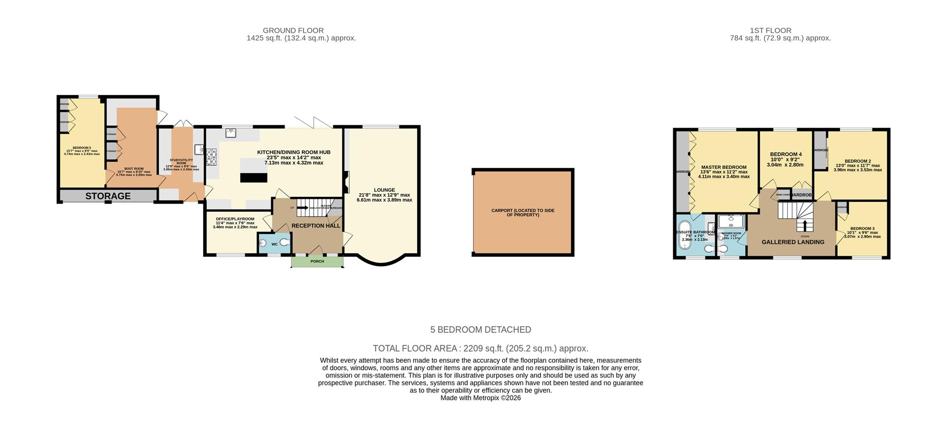 Church View, Church End, Hook floorplan