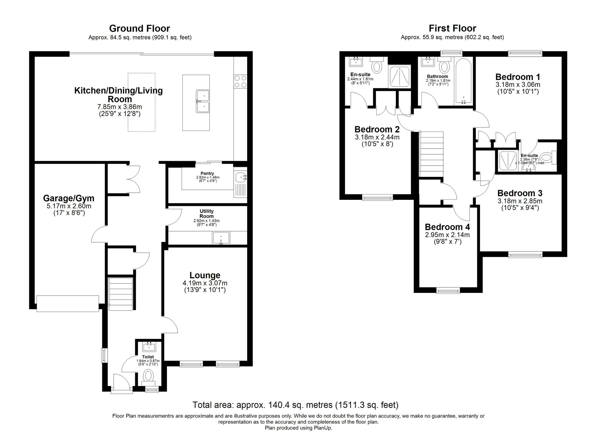 25 Nightingale Way, Royston floorplan