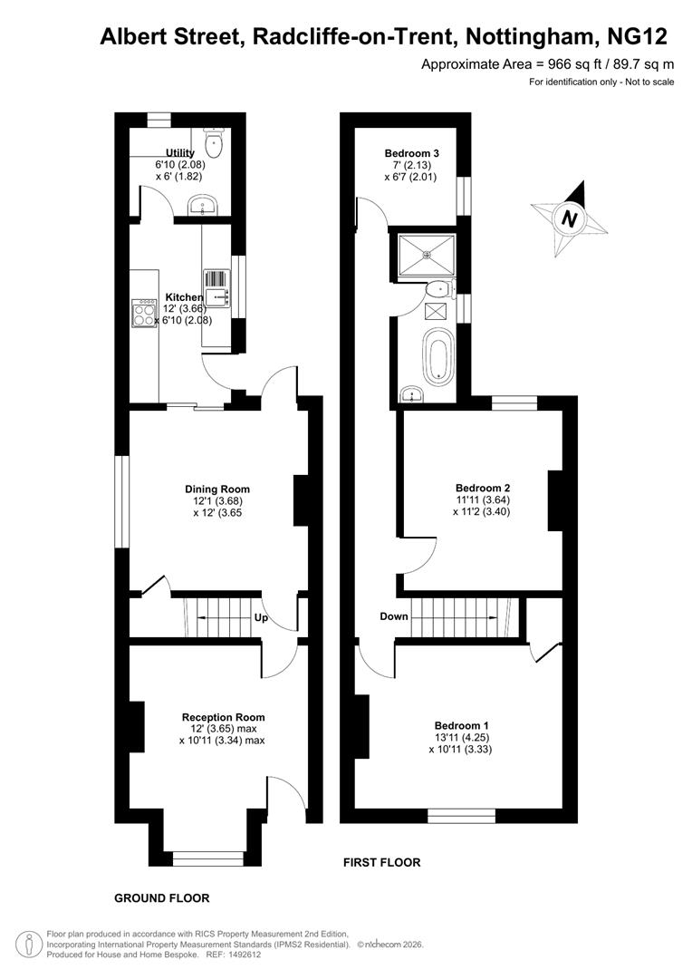 15, Albert Road, Radcliffe on Trent floorplan