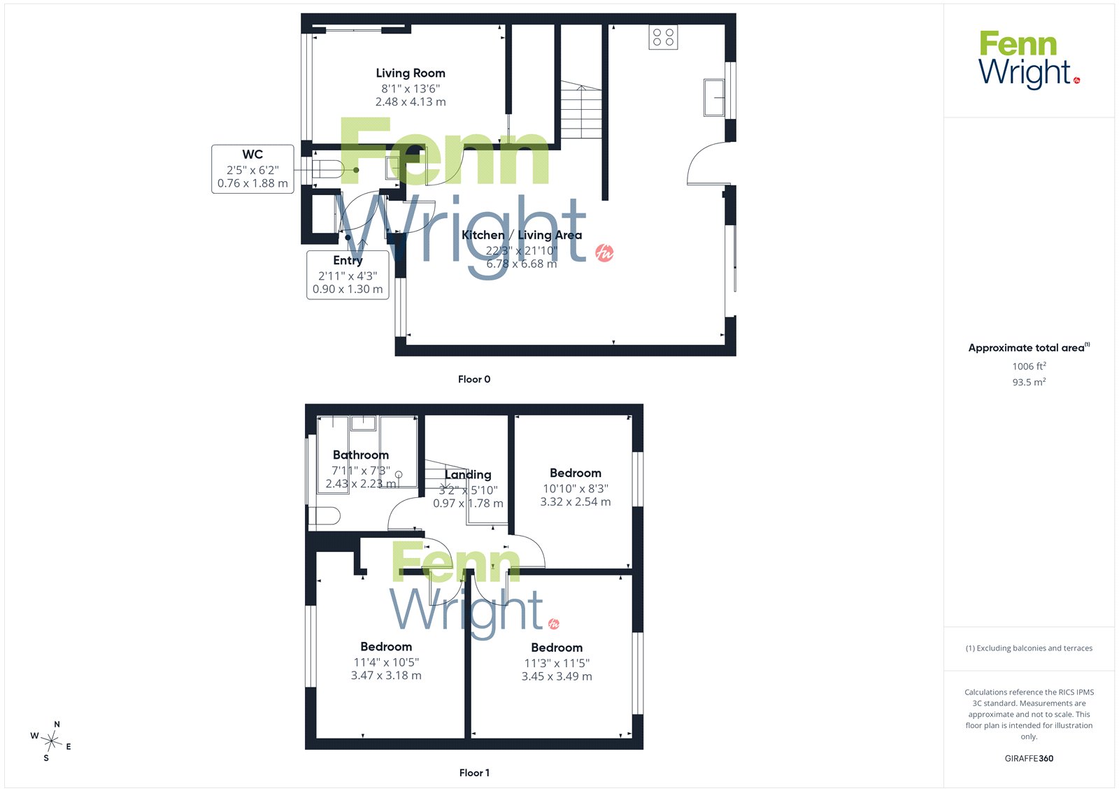 8, Mill Close, Felixstowe floorplan