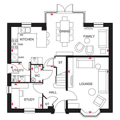 H9347259, Cottingwood, Morpeth floorplan
