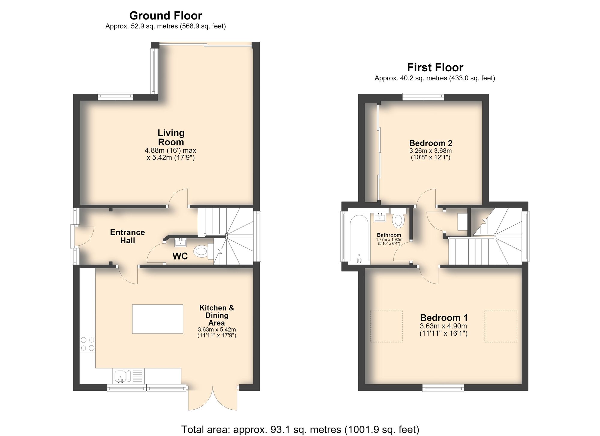 5 Wasdale Avenue, Sheffield floorplan