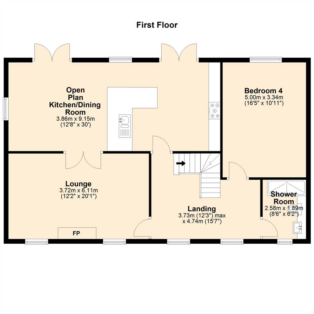 13, Old Mill Court, Rossendale floorplan