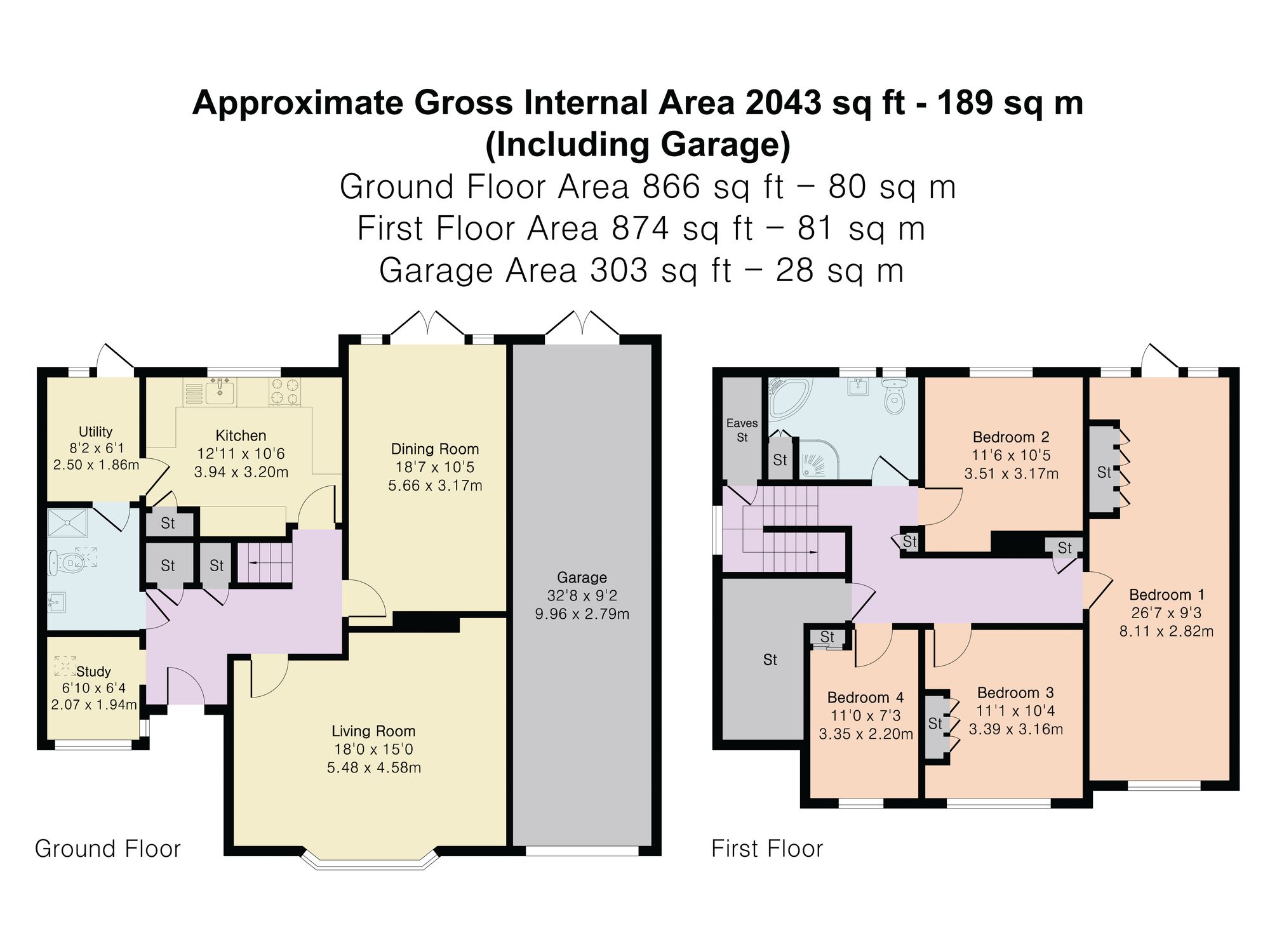 47 Fordwich Rise, Hertford floorplan