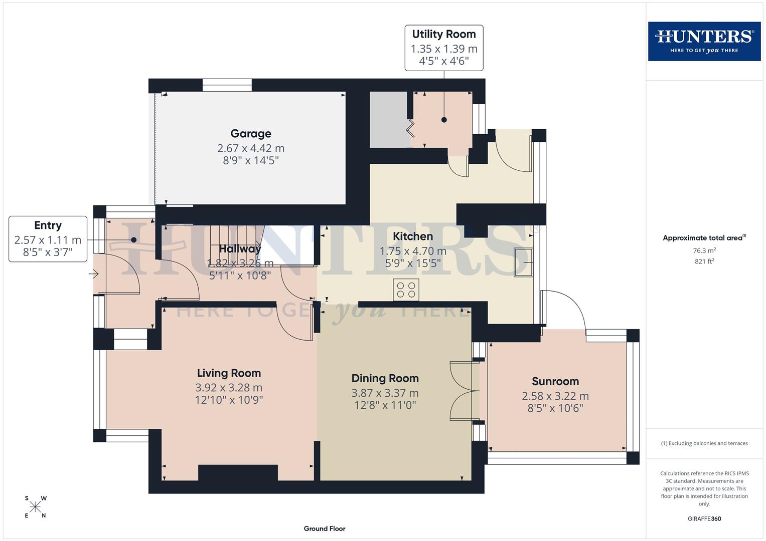 7, Wesley Gardens, Consett floorplan