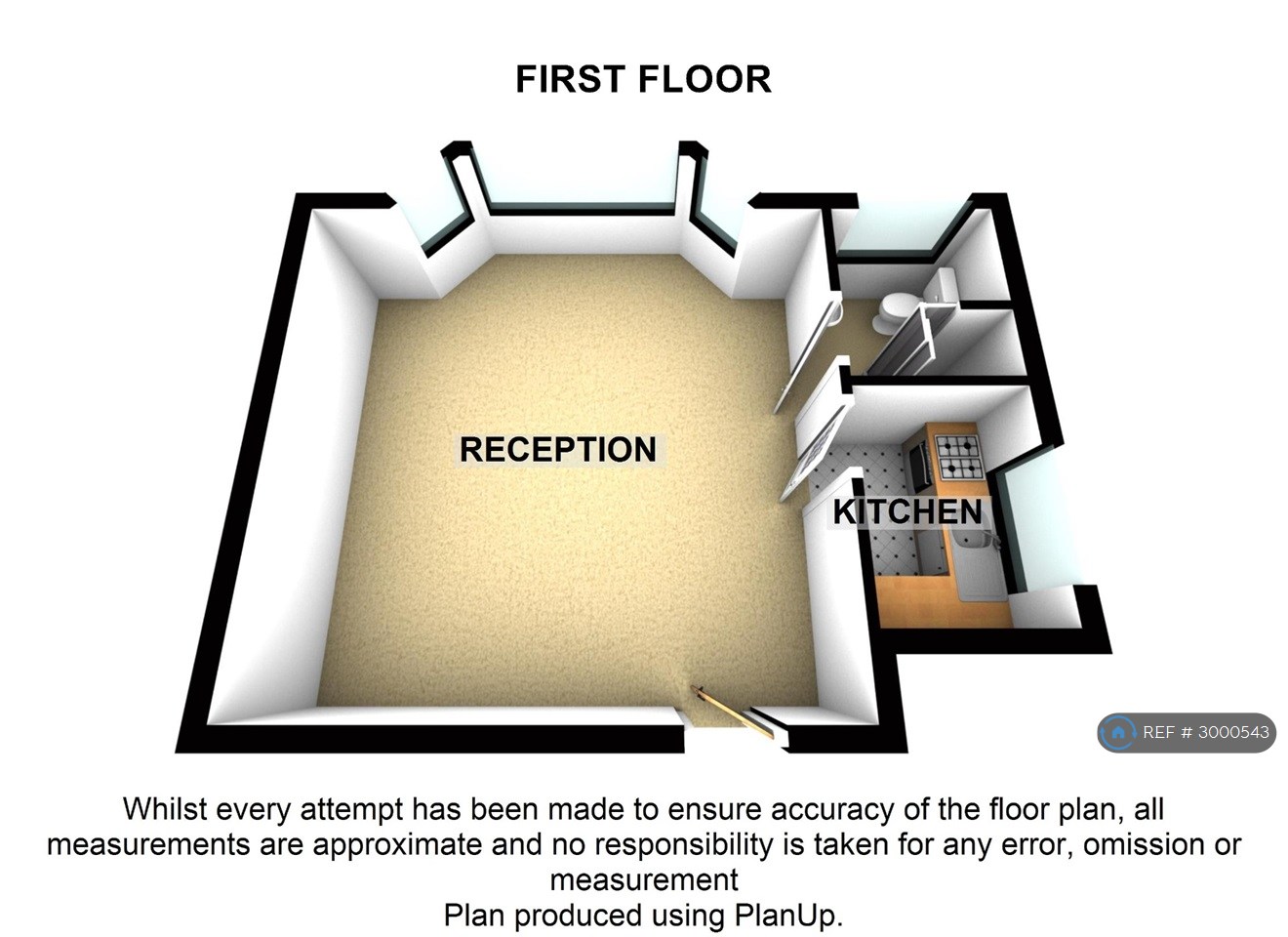 Flat, Walsingham Road St Andrews, Bristol floorplan