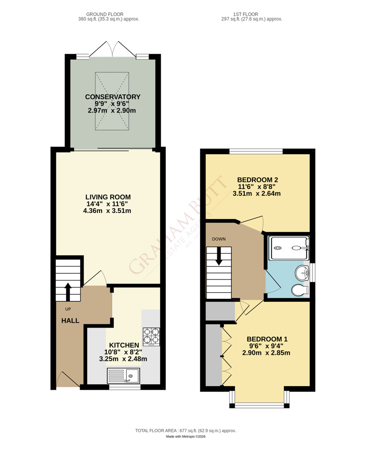 2, Grassmere Close, West Sussex floorplan