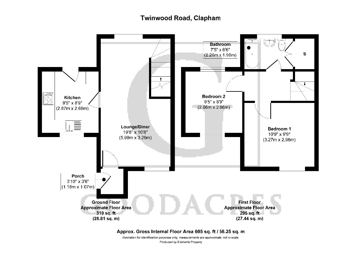 22 Twinwood Road, Bedford floorplan