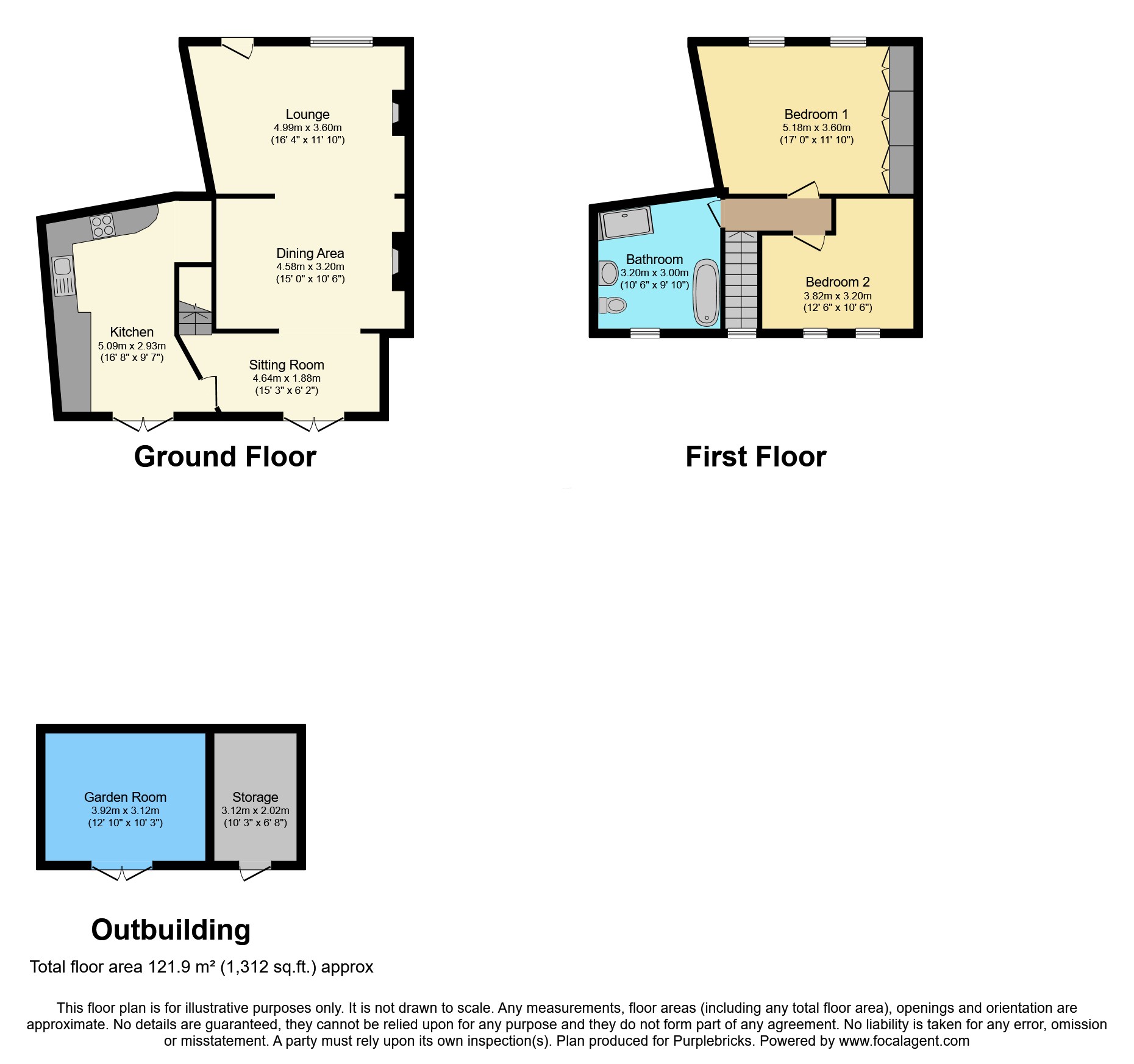 4, Church Walk, Doncaster floorplan