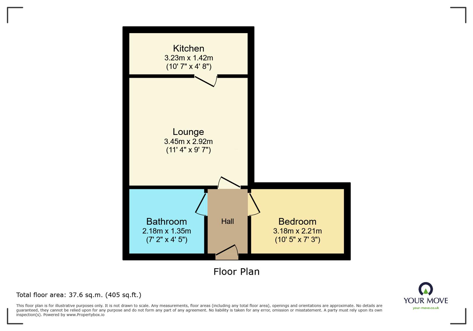 Flat 4, 17, North Street, West Yorkshire floorplan