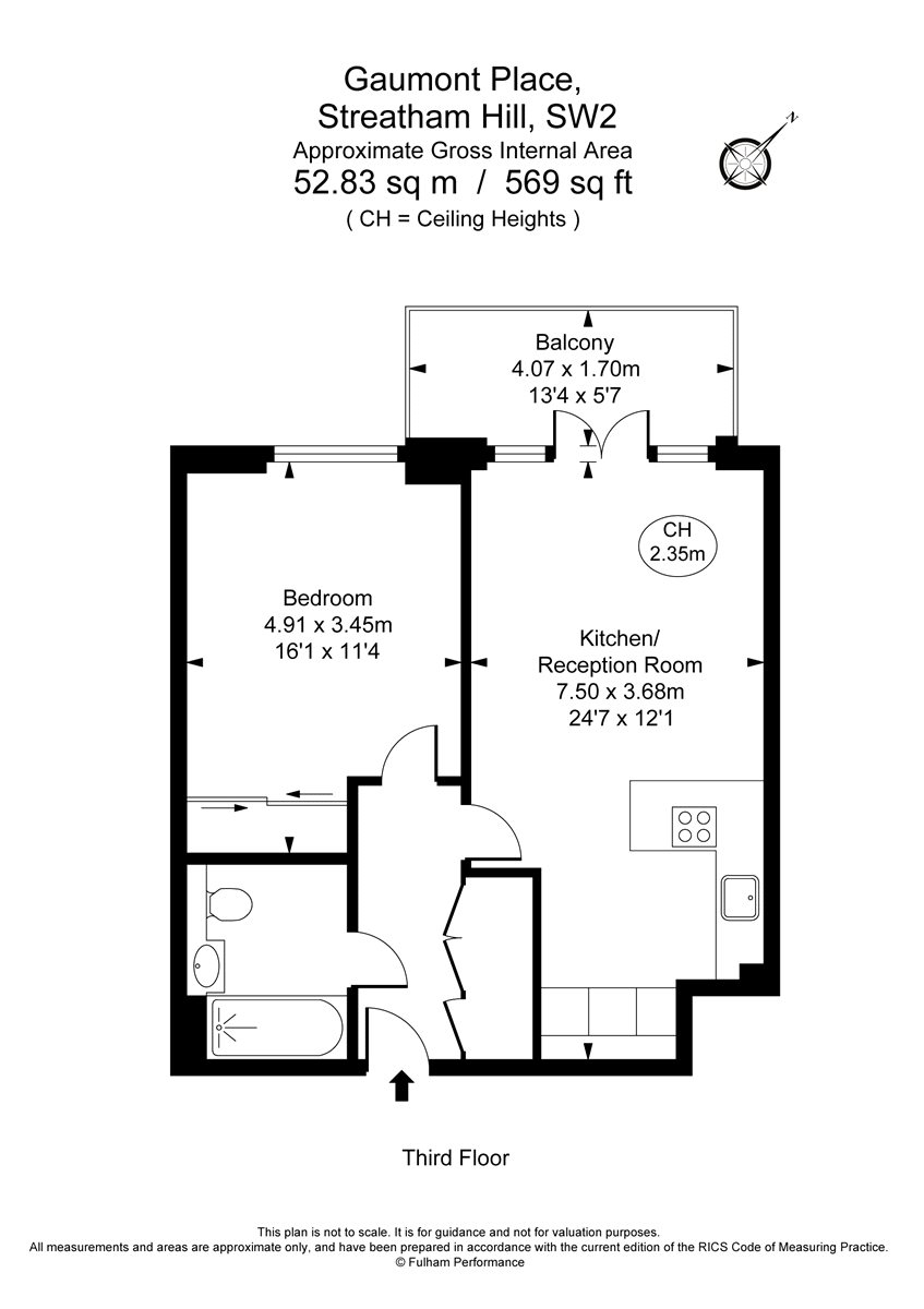 1 Bedrooms Flat to rent in Gaumont Place, Streatham Hill SW2