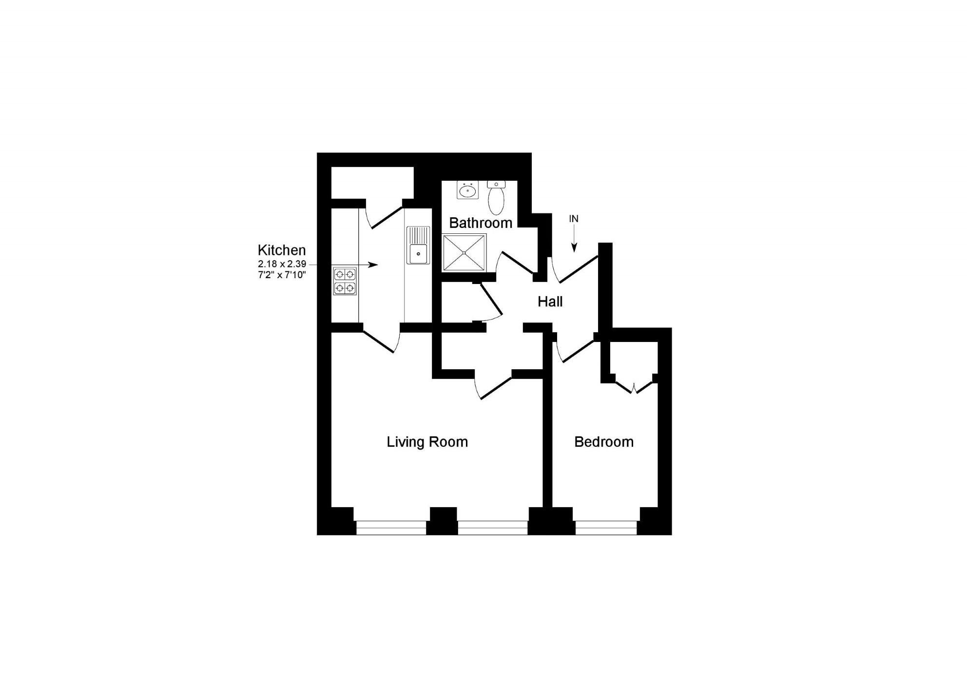 1 Bedrooms Flat to rent in Ingram Street, Glasgow G1