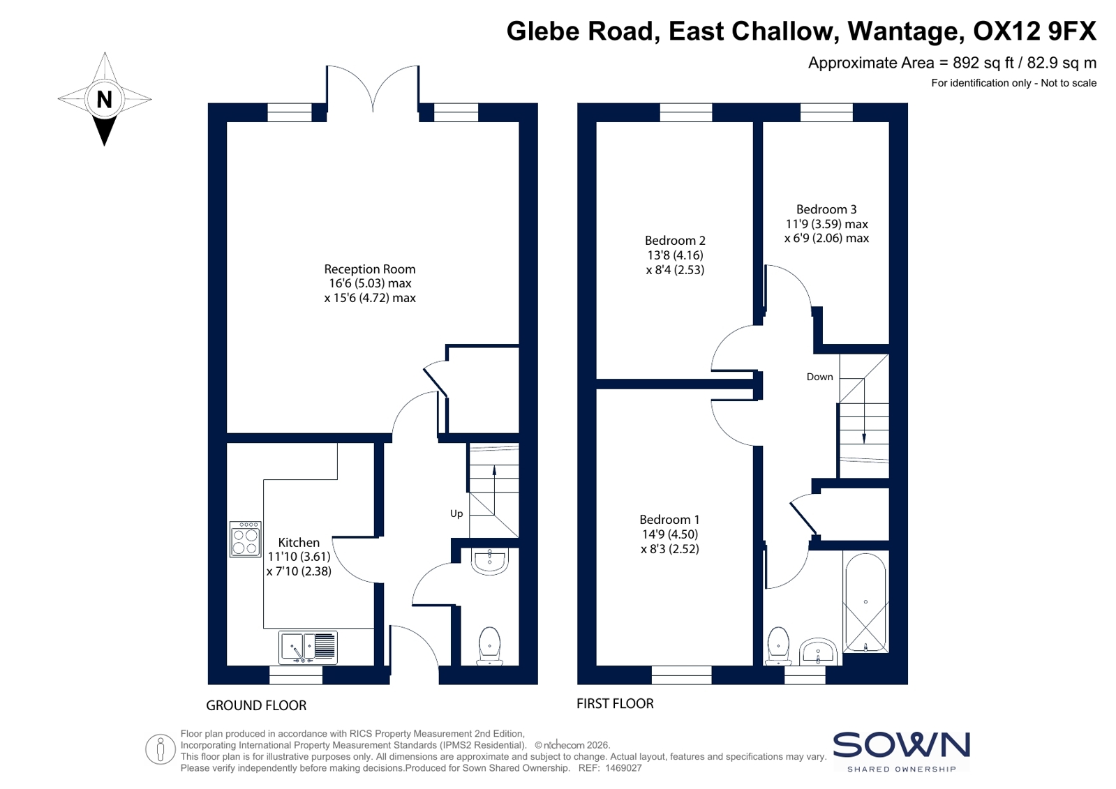 SNG SO, 18, Glebe Road, Wantage floorplan