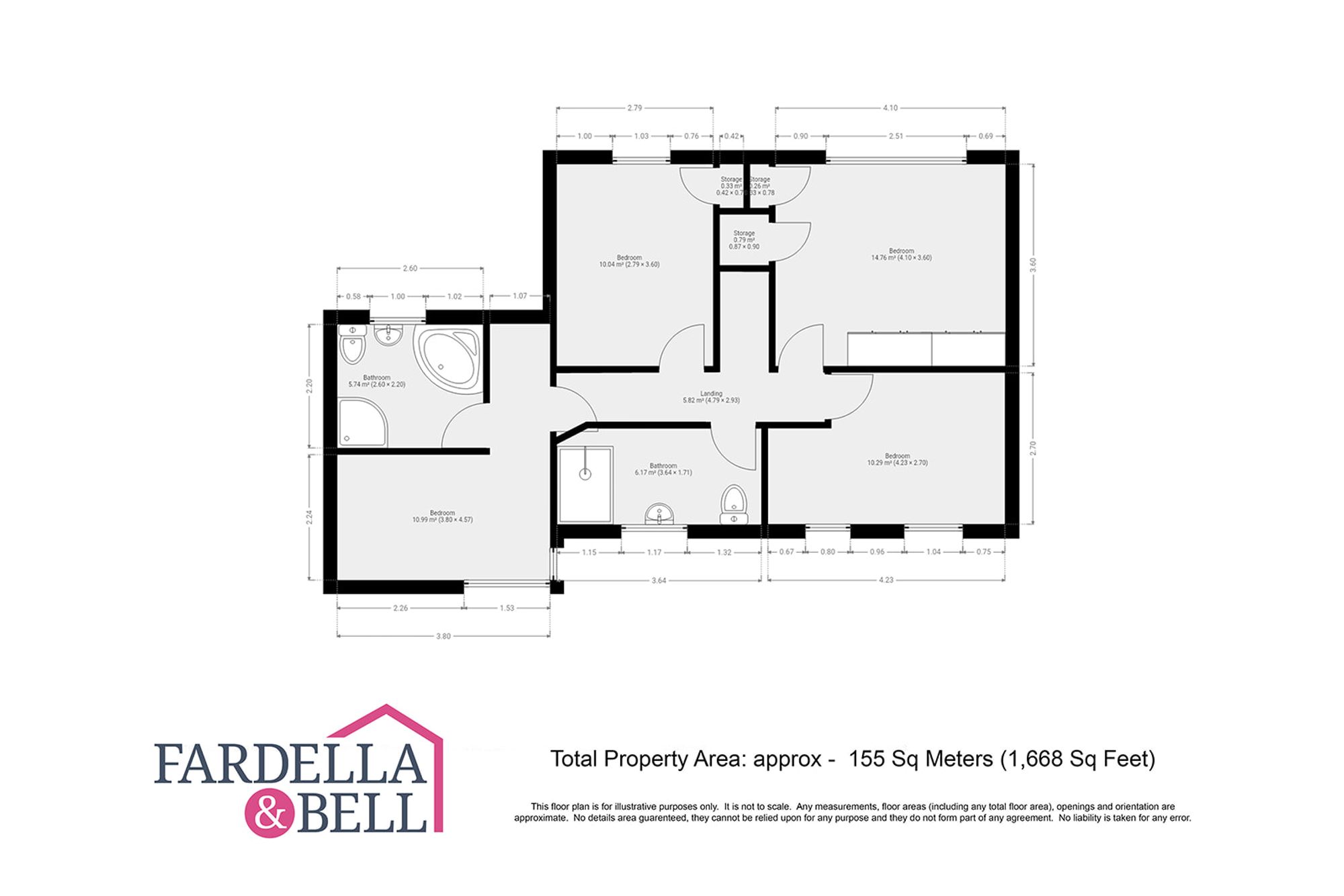 2 Woodlands Grove, Burnley floorplan