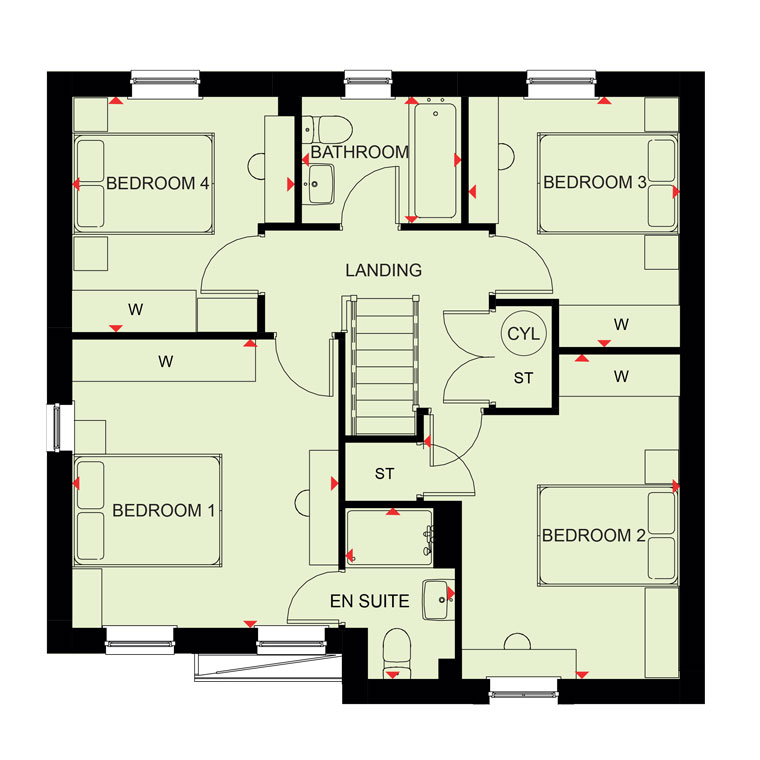 H8828180, The Balk, Pocklington floorplan