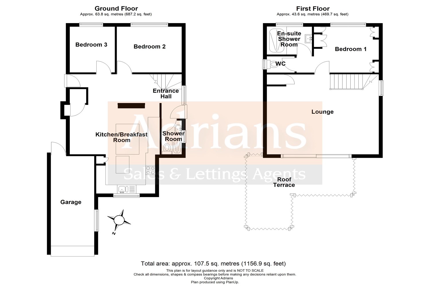 Tideways, St. Lawrence, Southminster floorplan