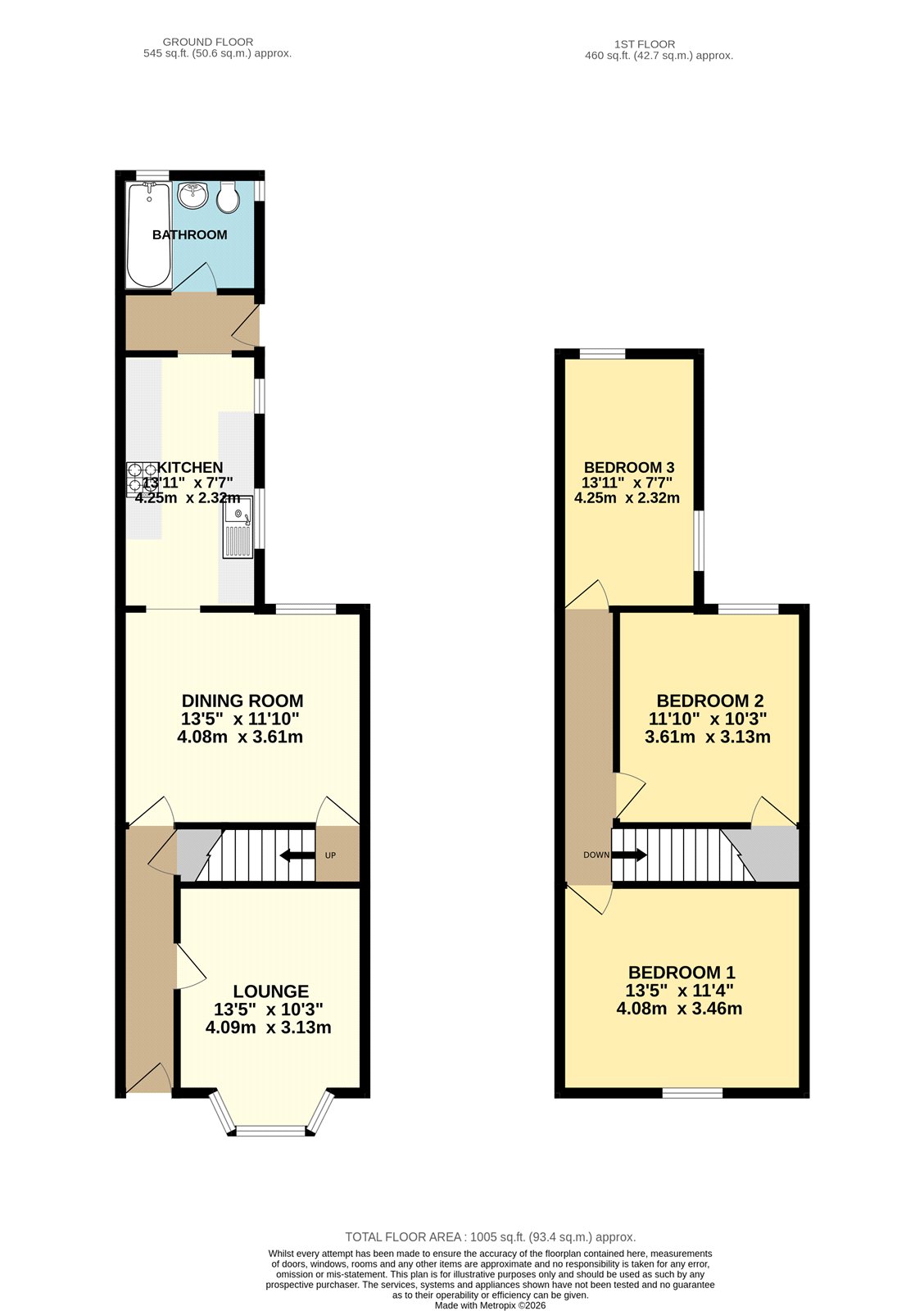 15, Crescent Street, N E Lincs floorplan