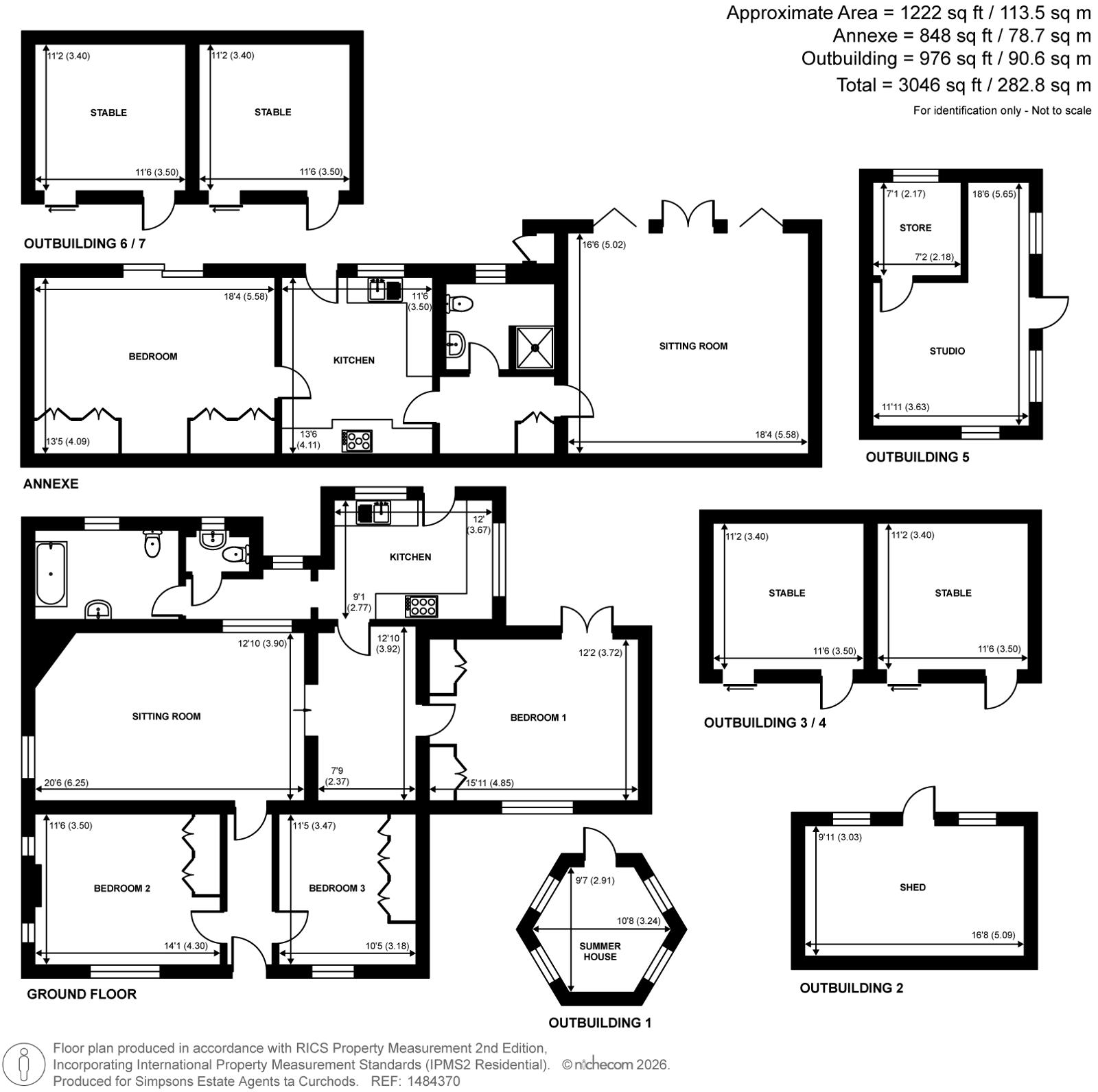 Palmyra Cottage,, Longcross Road, Longcross floorplan