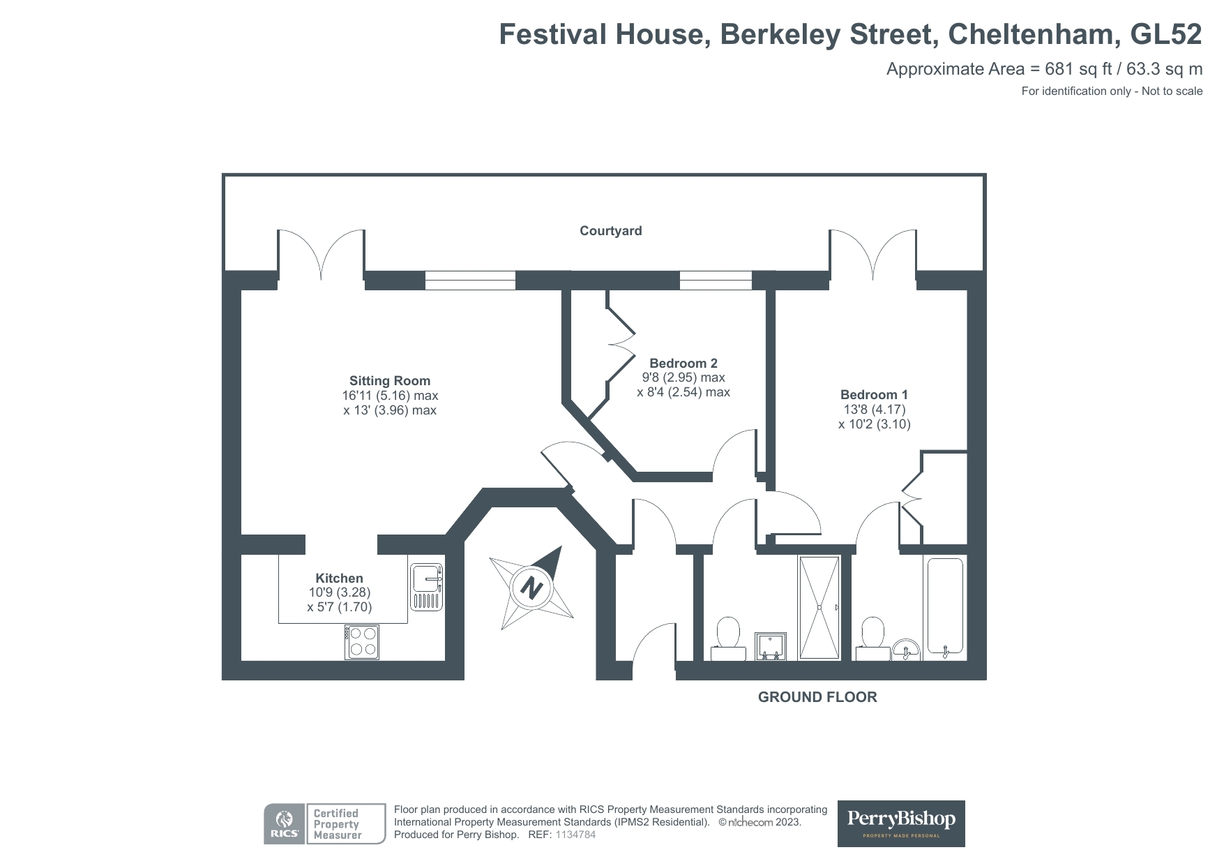 Apartment 2, Festival House,, Berkeley Street, Gloucestershire floorplan